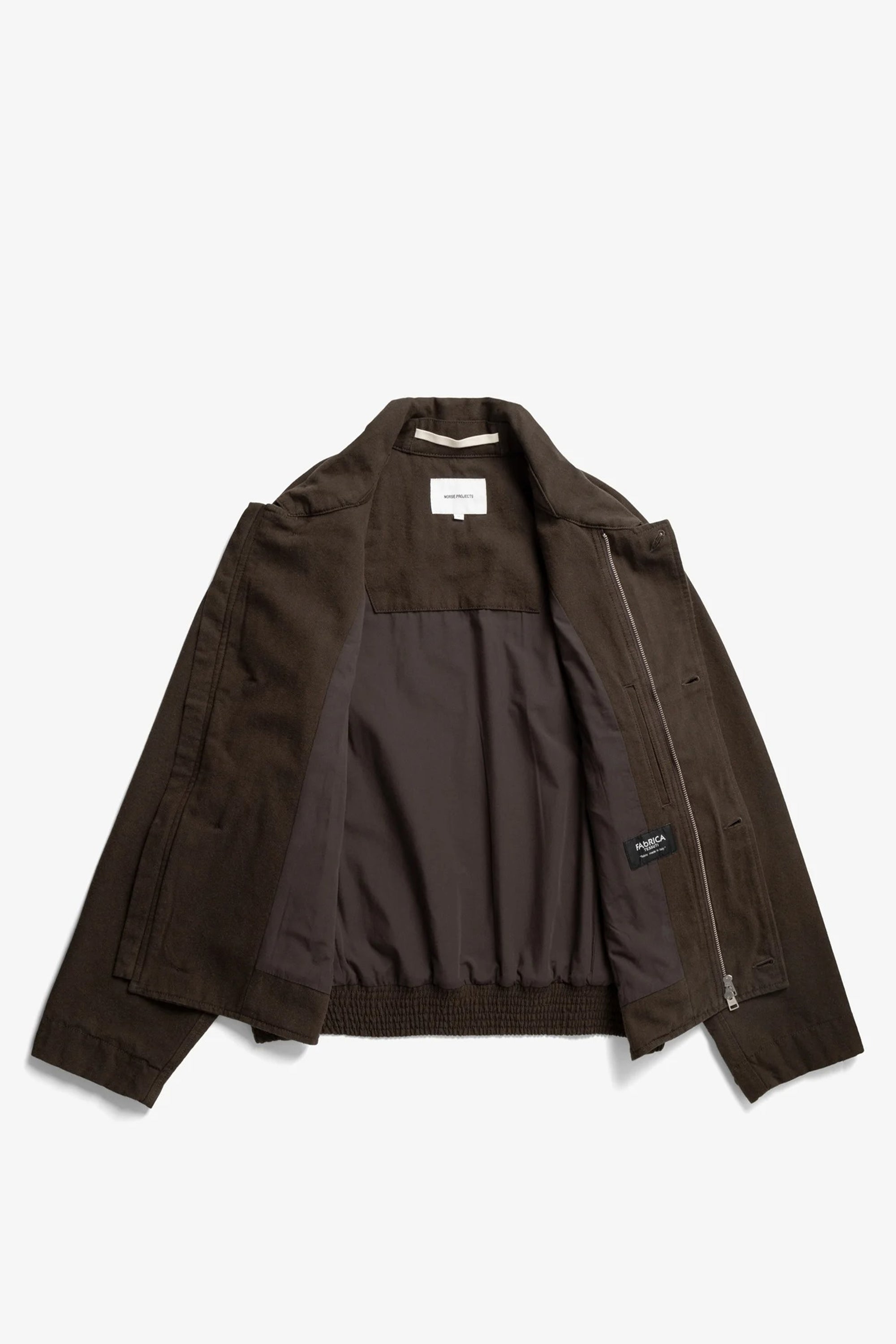 Vandel Herringbone Twill Flight Jacket Delicioso Brown_7