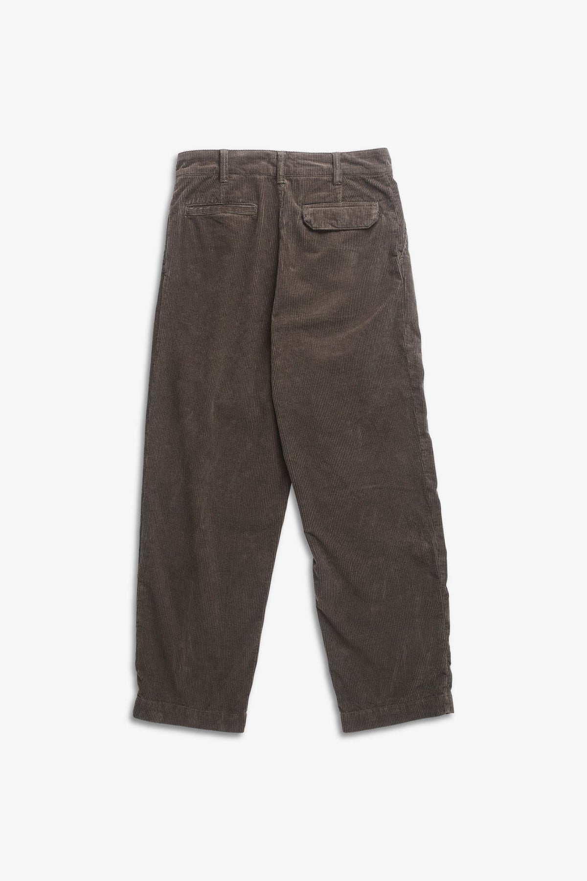 Volda Pleated Wide Wale Corduroy Trouser Beluga_2
