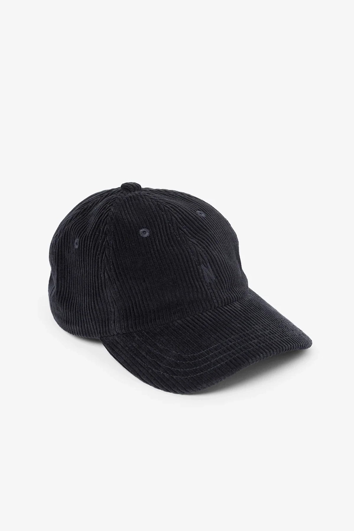 Wide Wale Corduroy 6-Panel Cap Dark Navy_1