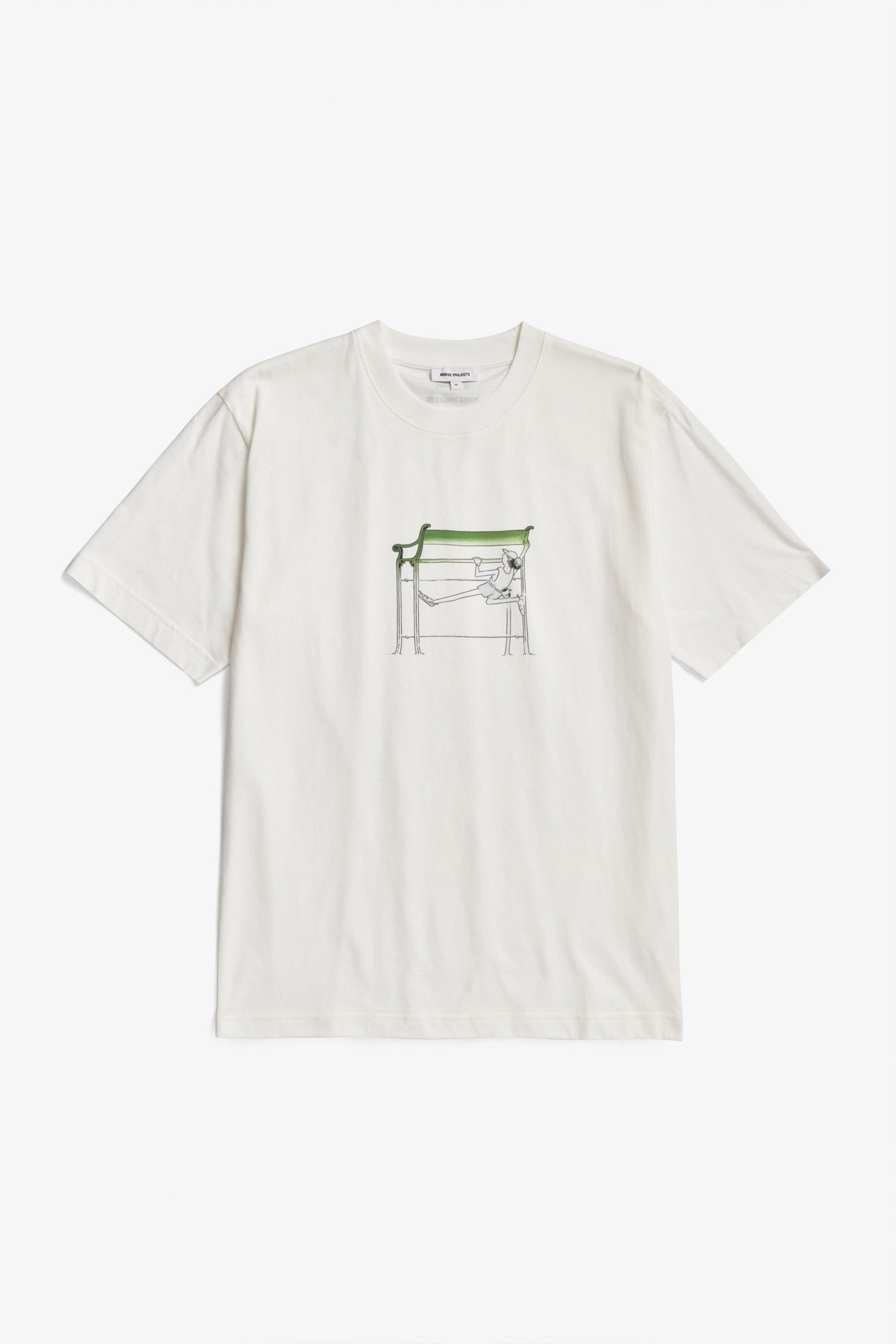 Norse x Daniel Frost Map Master Print T-Shirt White_2