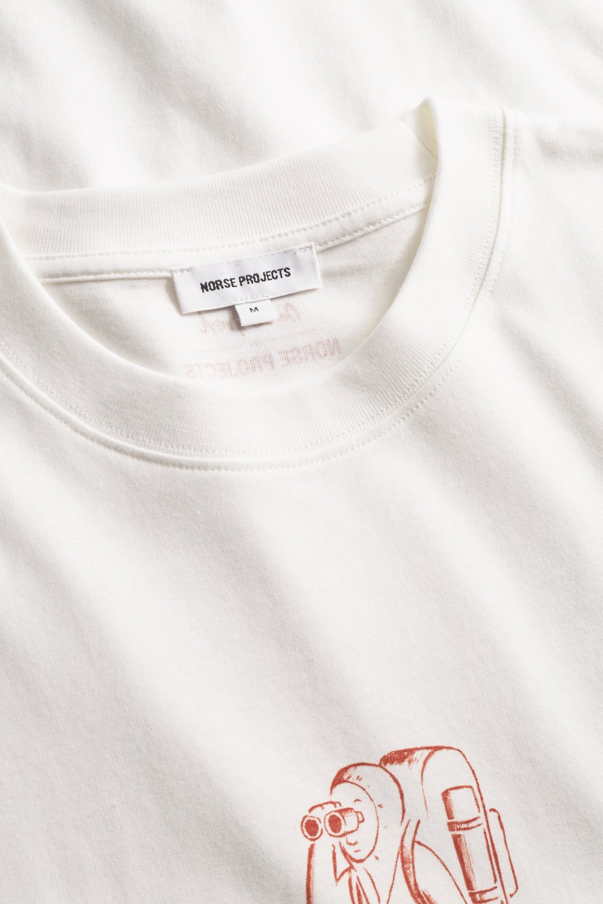 Norse x Daniel Frost Benchmark Print T-Shirt White_3