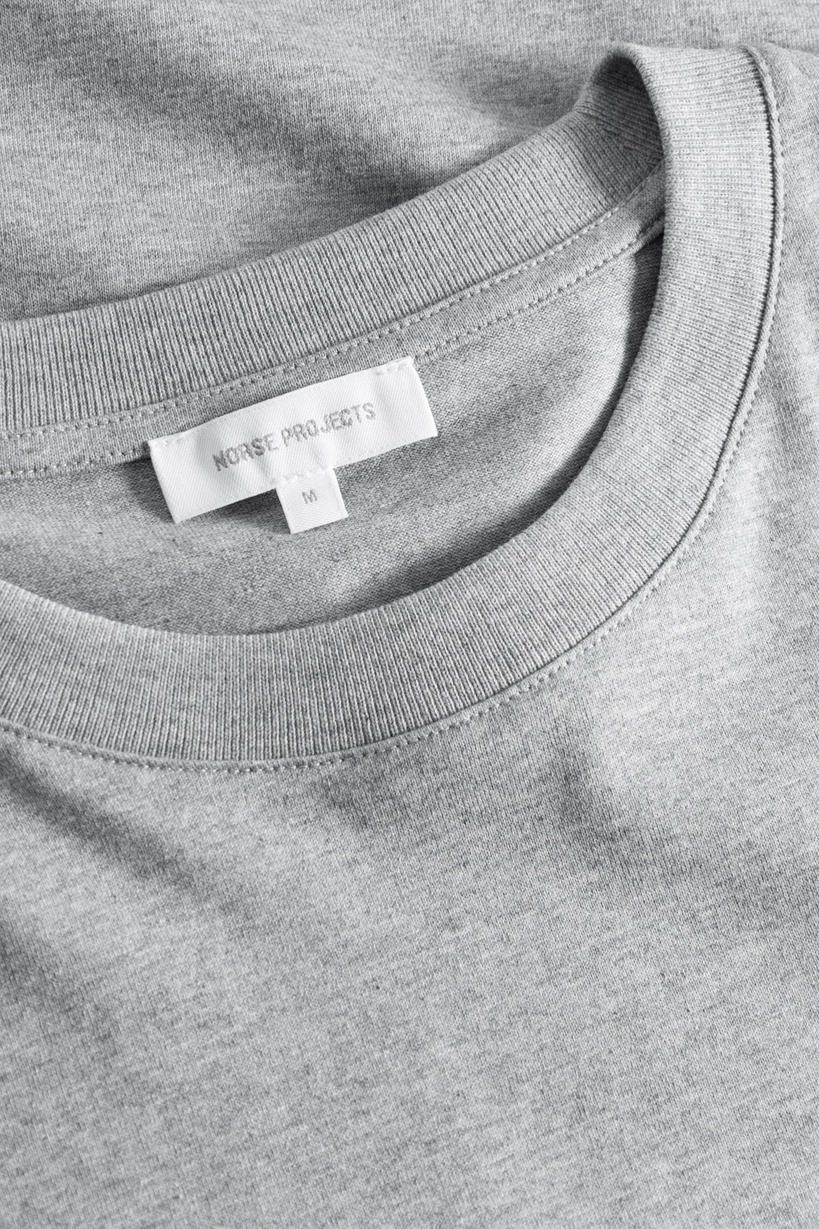 Tシャツ・カットソー Norse Projects Norse Standard T-shirt Grey SPORTIVO [Norse standard t-shirt grey melange]