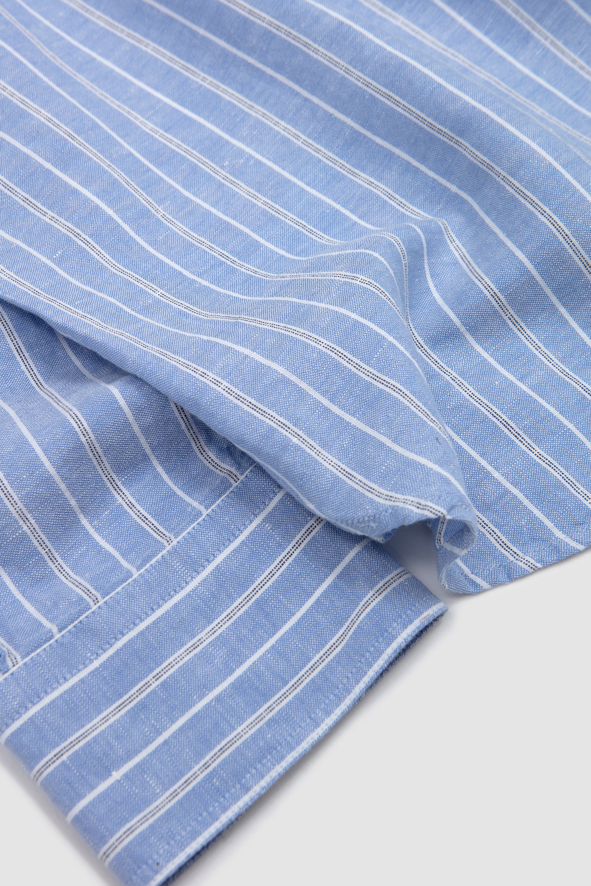 Auguste Stripe Shirt Blue/ White_3