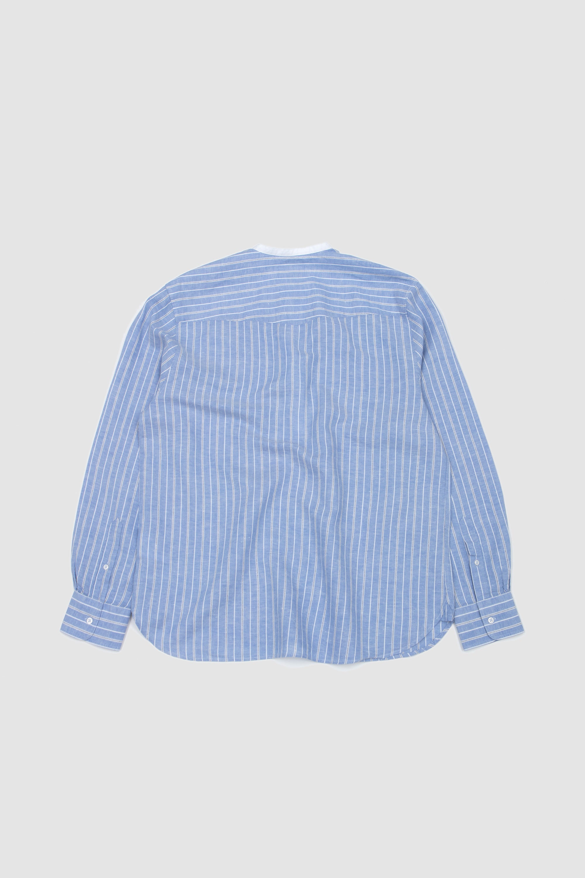 Auguste Stripe Shirt Blue/ White_4