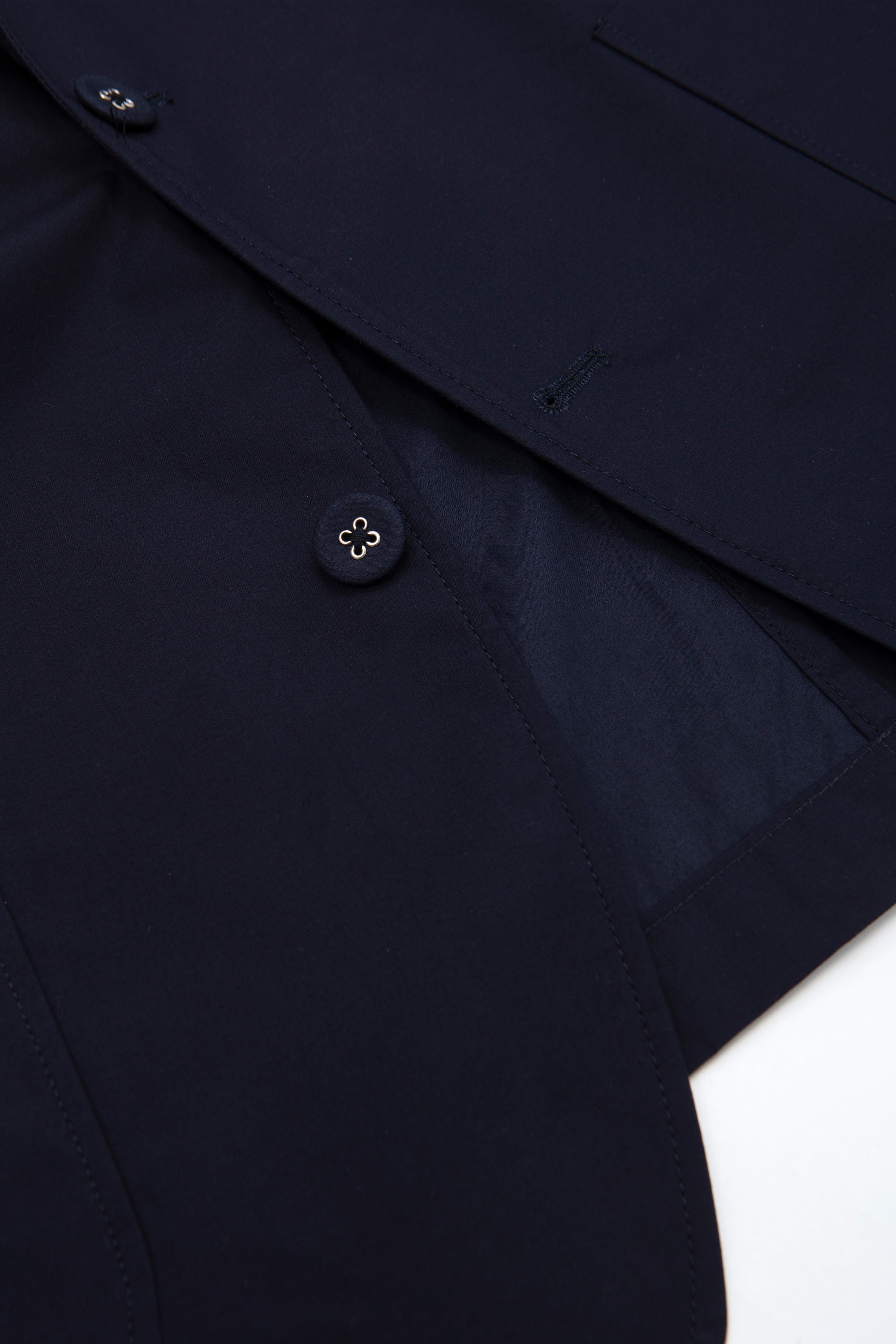 Cyril Poplin Jacket Navy Ink_3