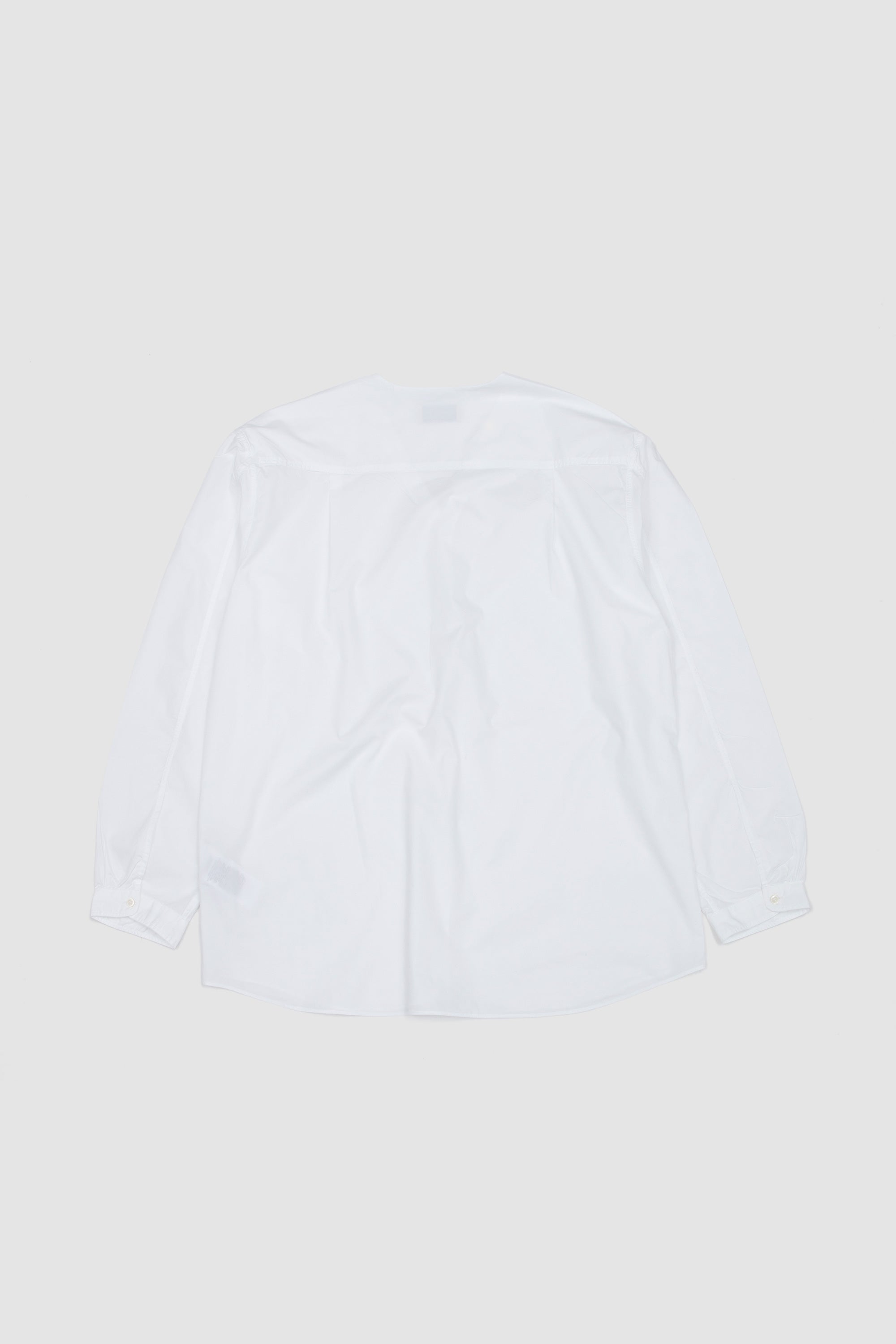 Edson Poplin Shirt White_4