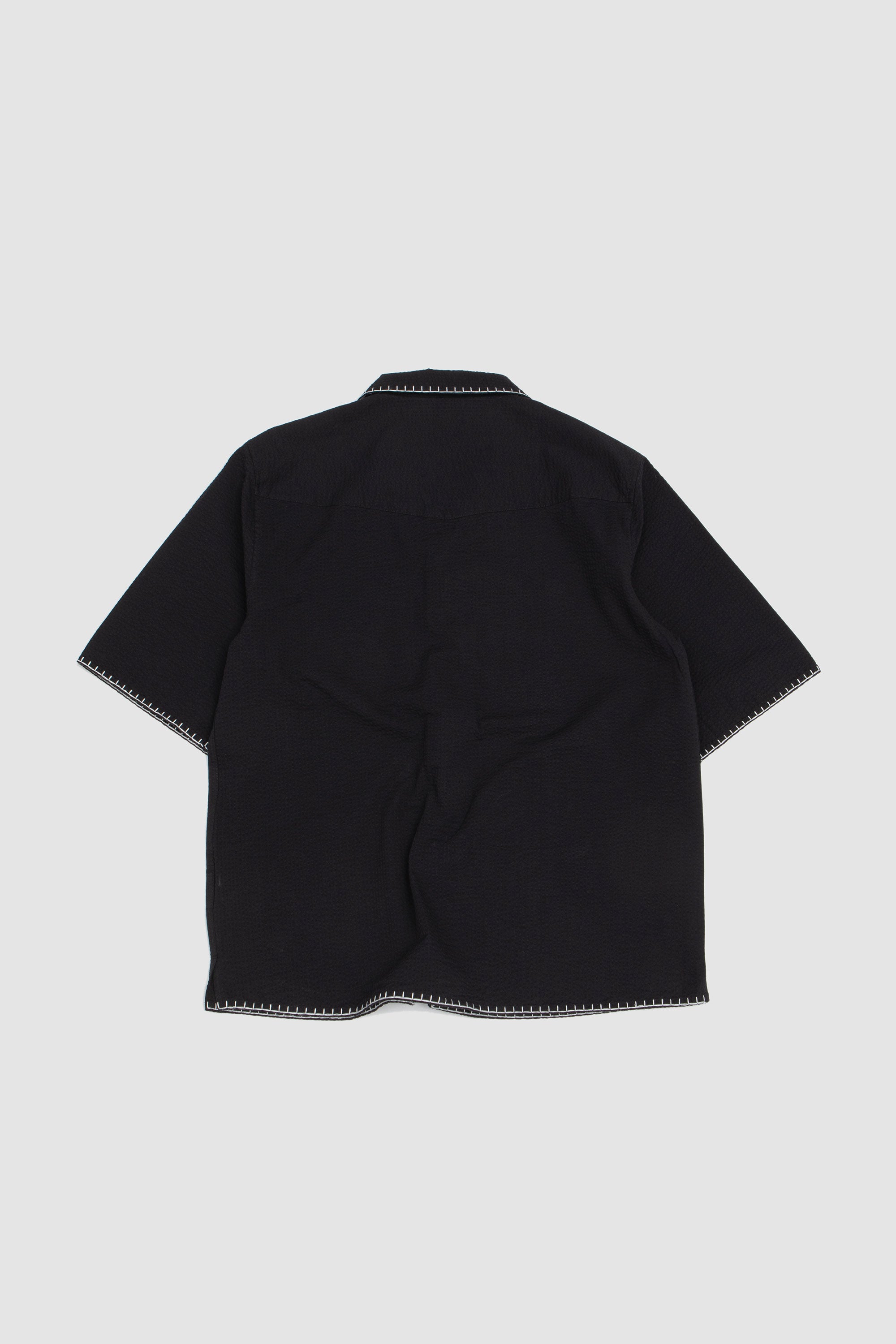 Eren SS Embr. Shirt Black/White_4