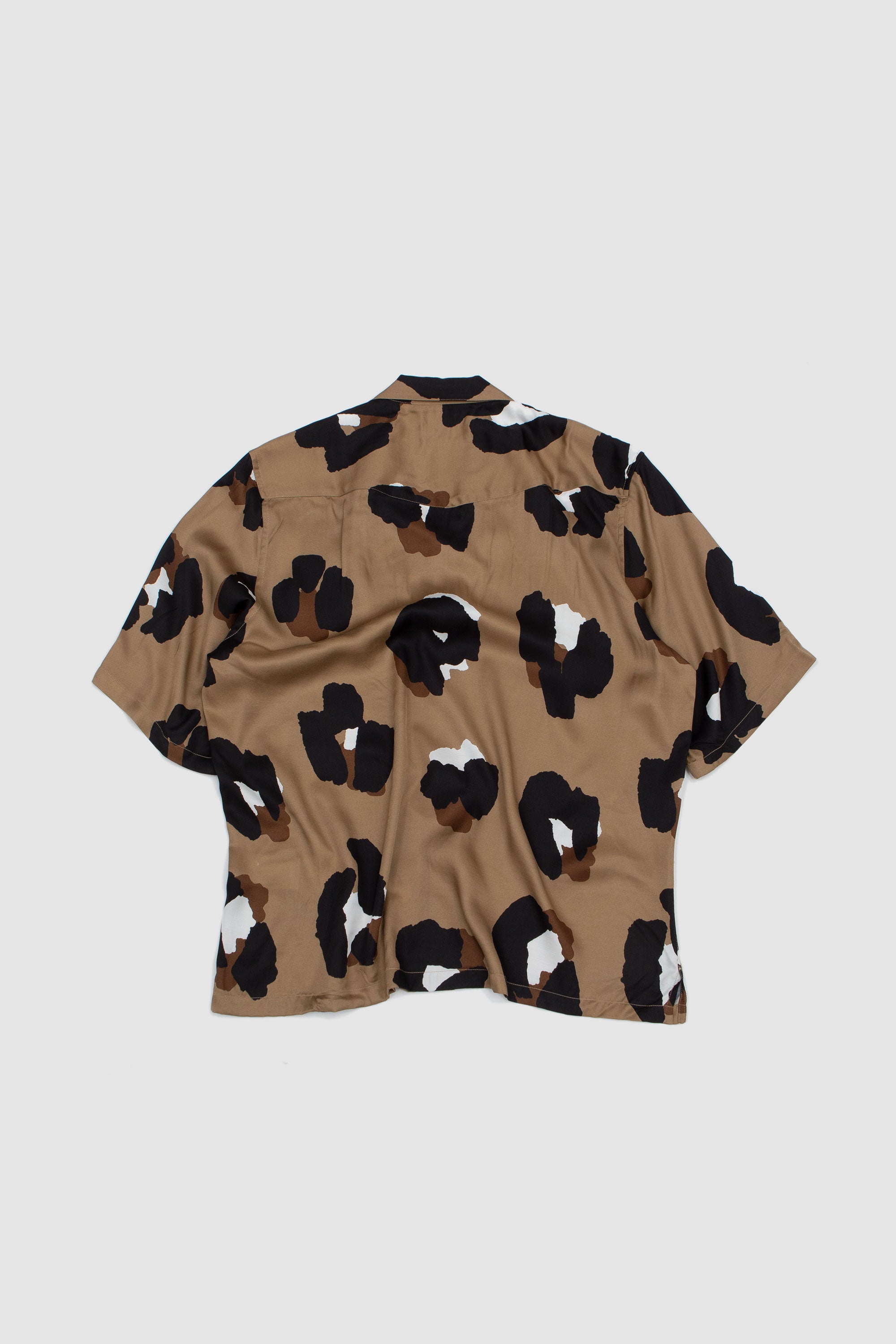 Eren SS Leo Print Shirt Tofee/ Black/ Brown/ White_4