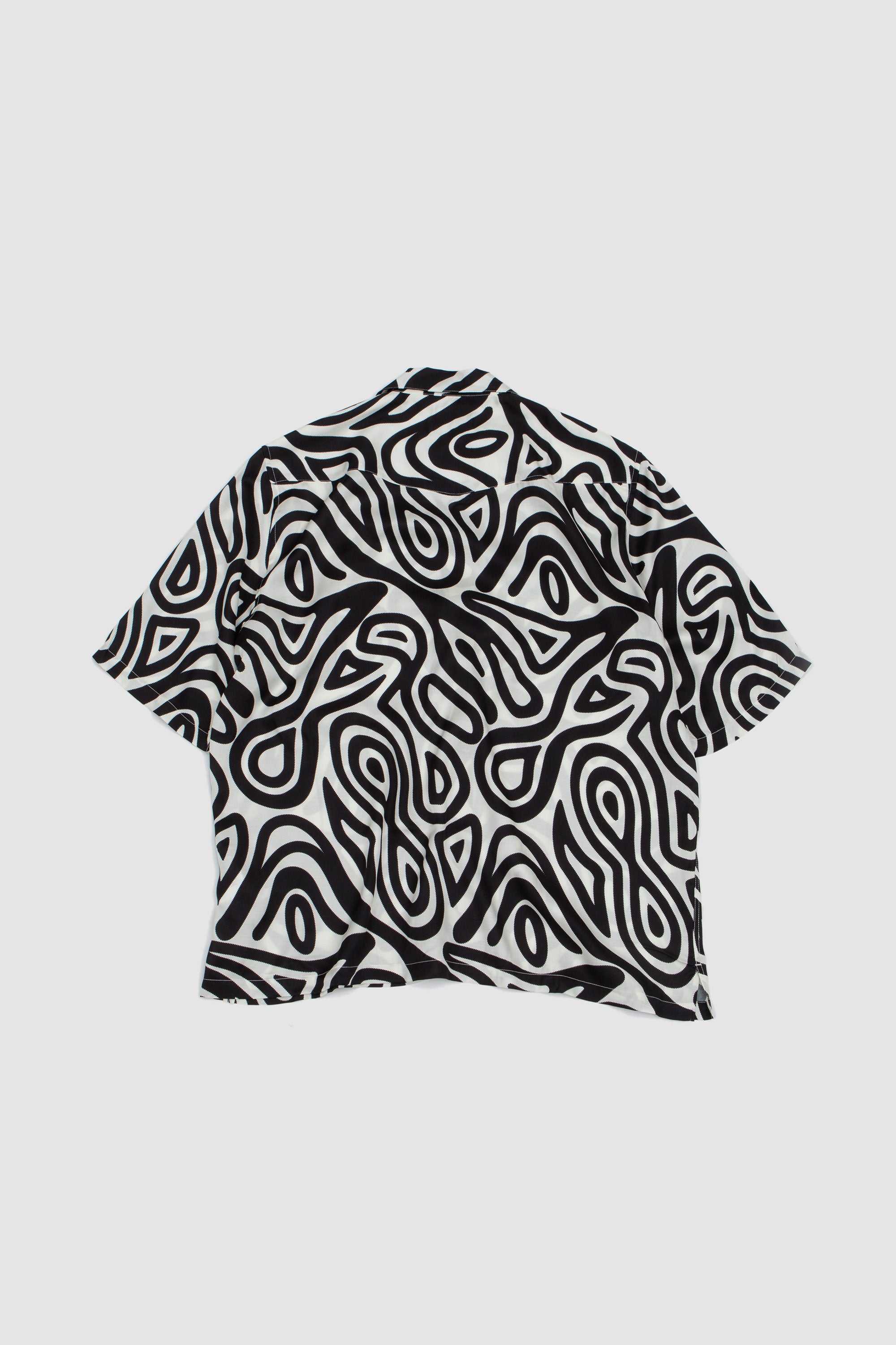 Eren SS Poska Print Shirt Black/ Ecru_4