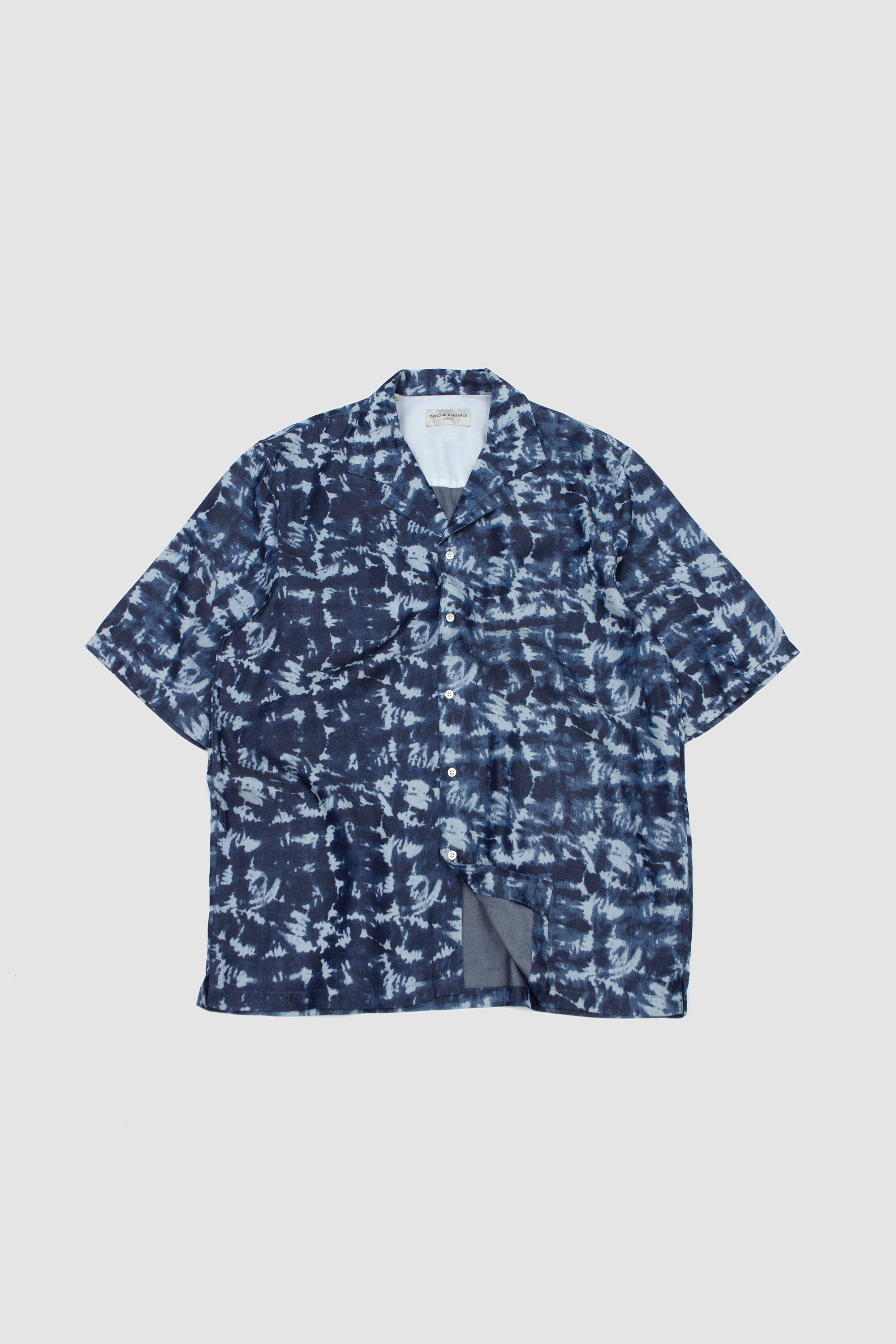 Eren SS Shirt Indigo/ Light Blue