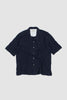 SPORTIVO STORE_Eren SS Wrinkle Cotton Seersucker Shirt Night Sky