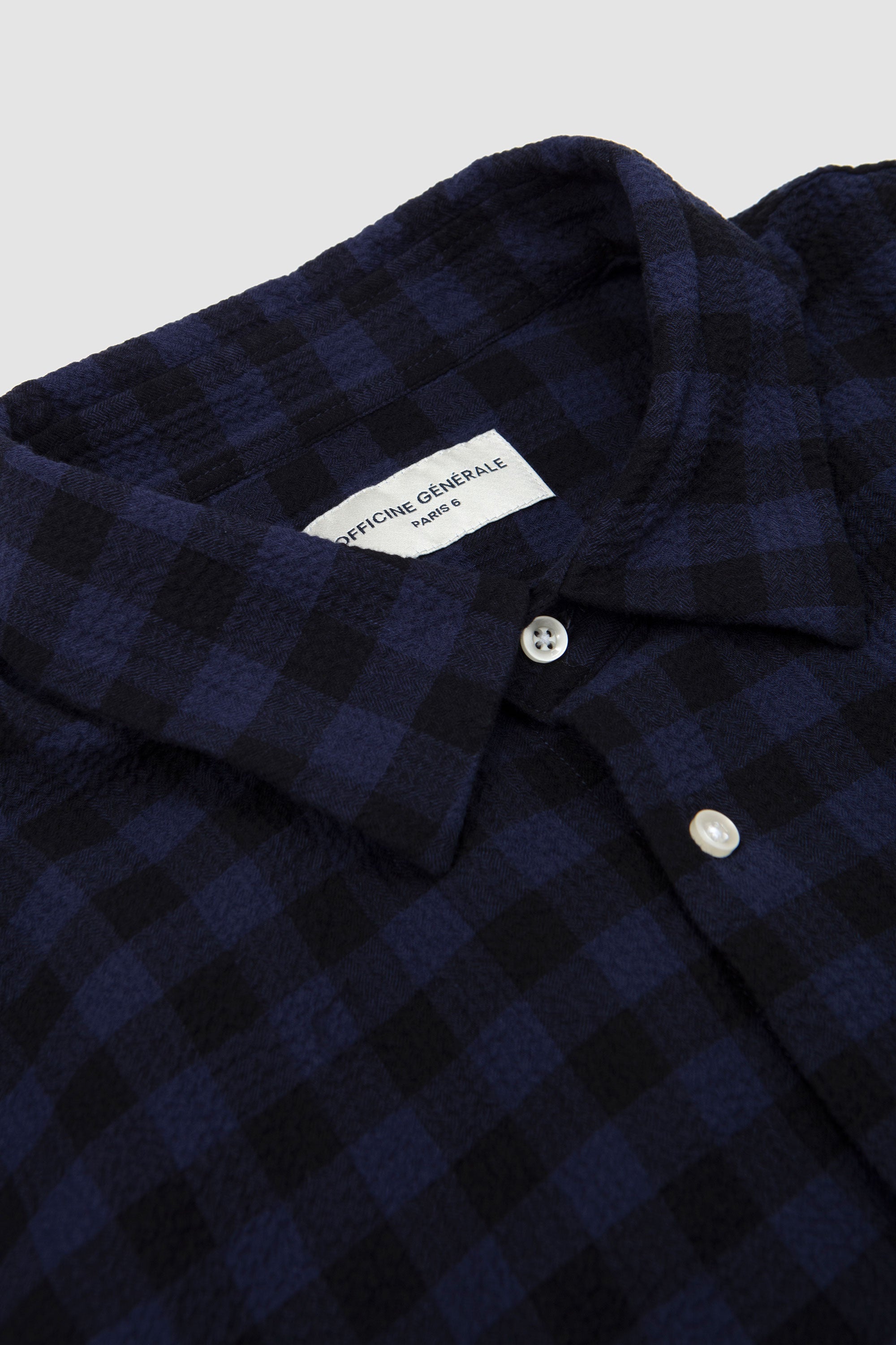 Gad Shirt Dark Navy/ Black