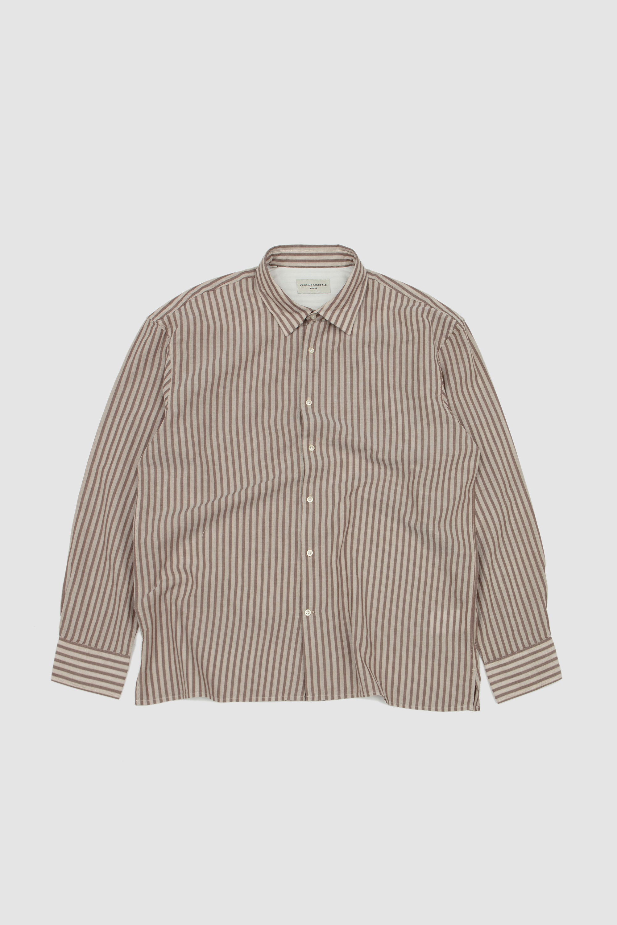 Gad Shirt White/ Cigar