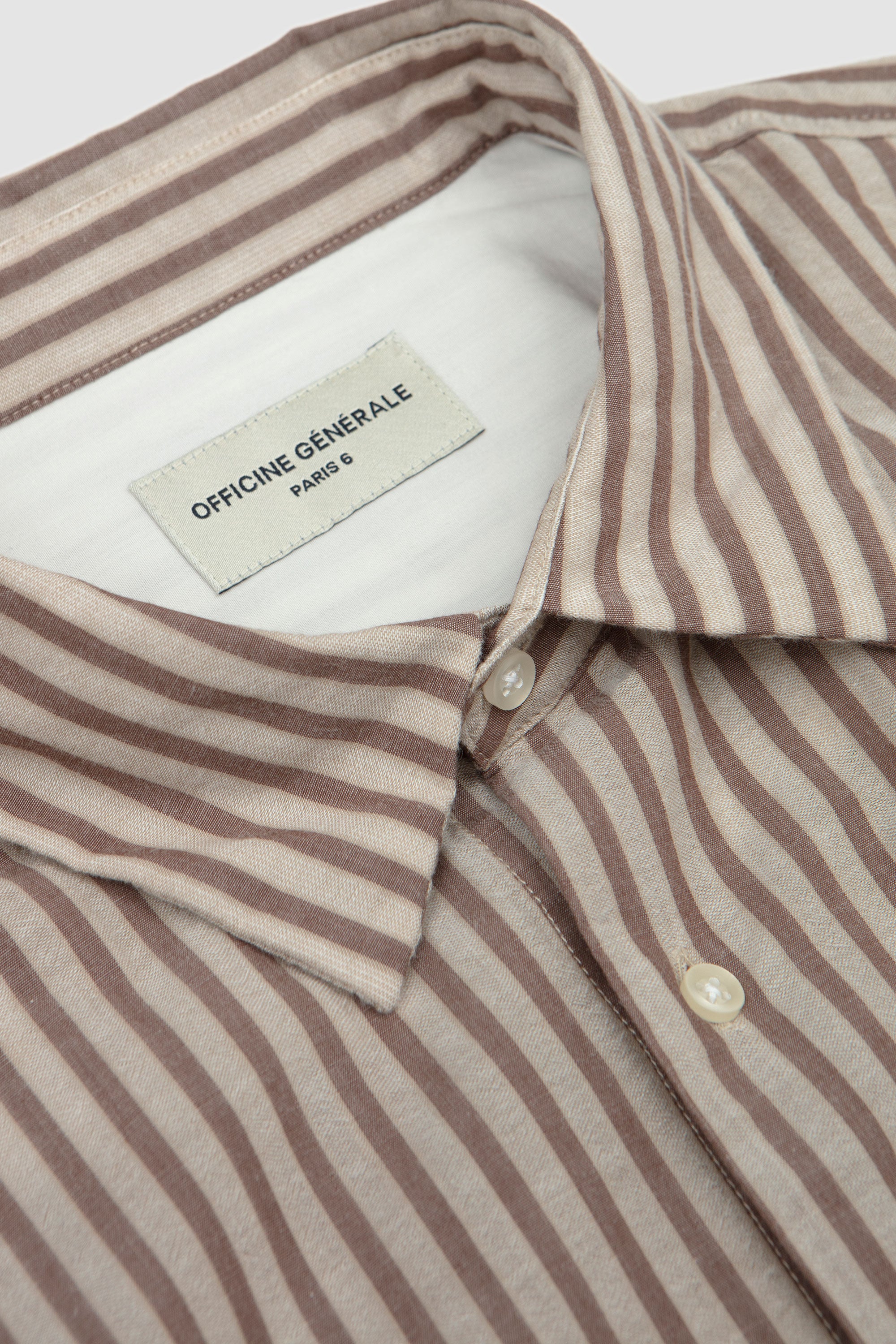 Gad Shirt White/ Cigar