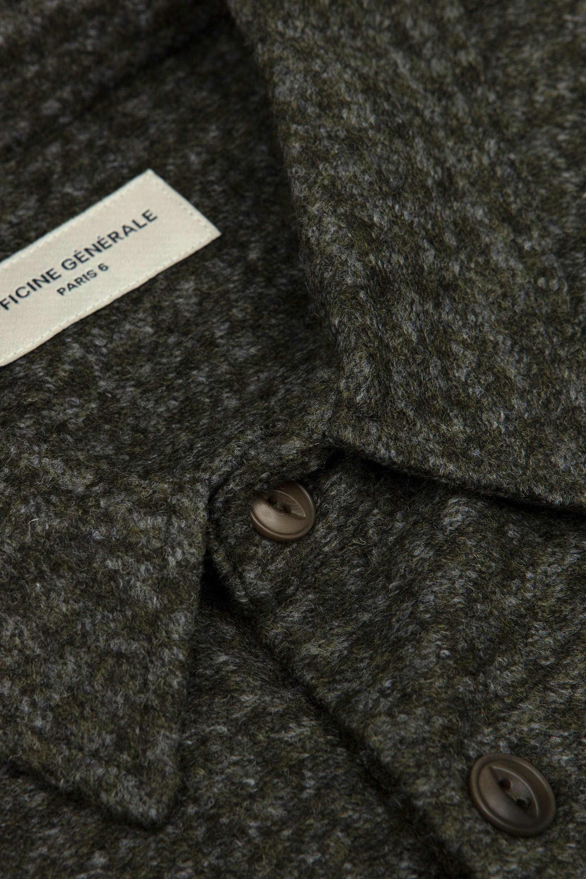 Harring Jacket Olive/ Mid Heather Grey