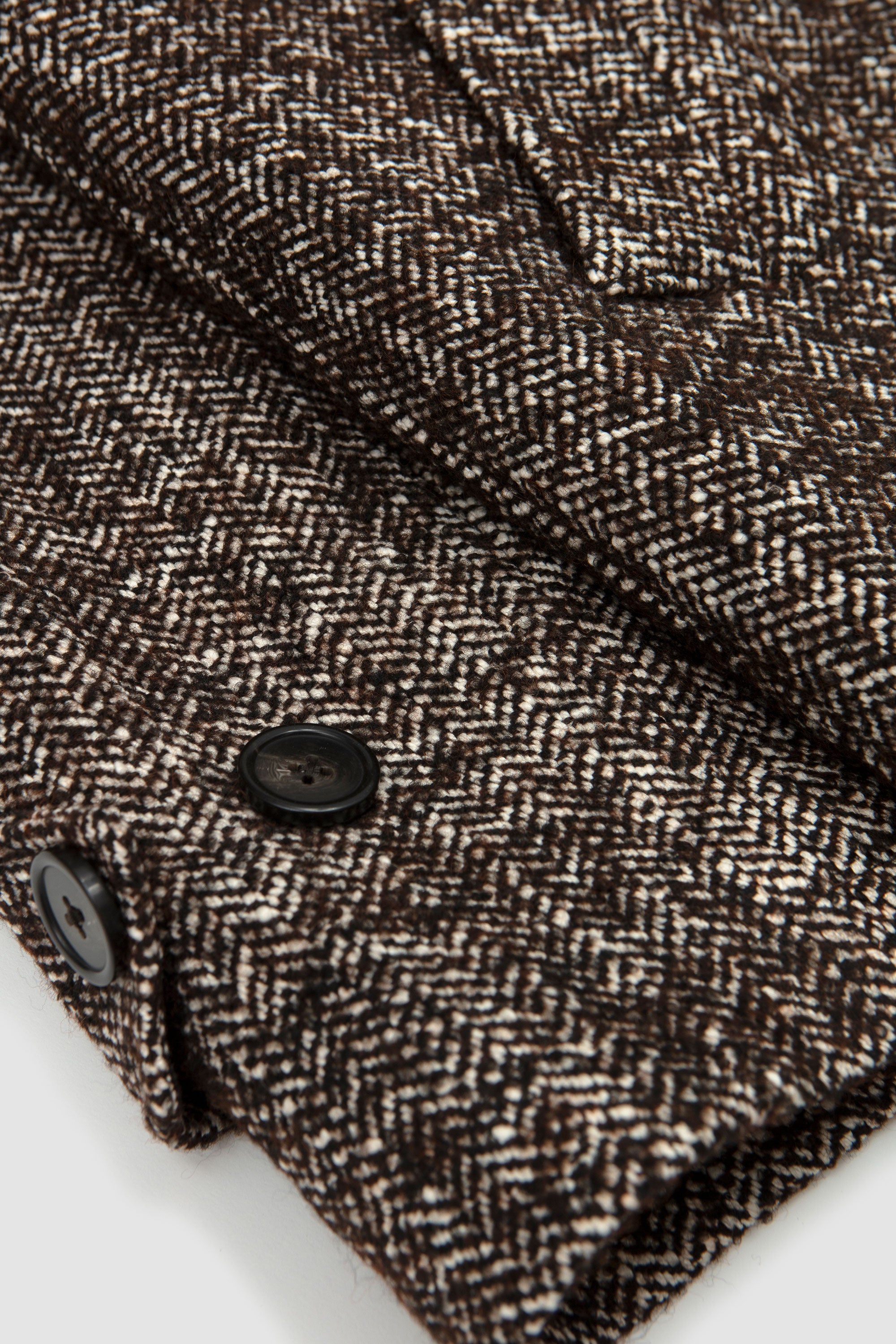 Hudson Coat Iced Coffee/ Ecru