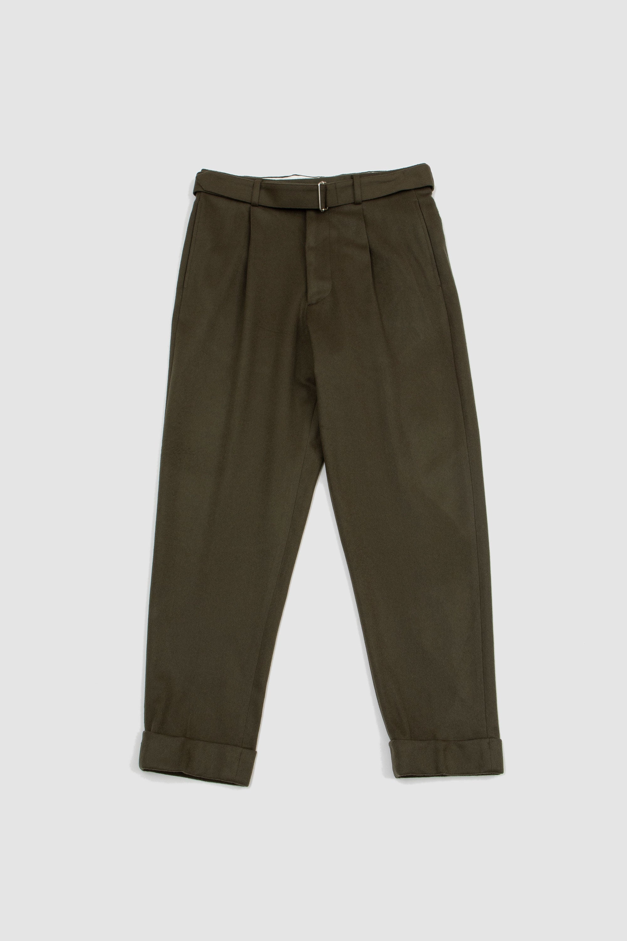 Hugo Pants Italian Soft Wool Cashmere Lichene