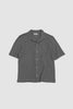 SPORTIVO STORE_Kai SS Textured Cotton Polo Iron Grey