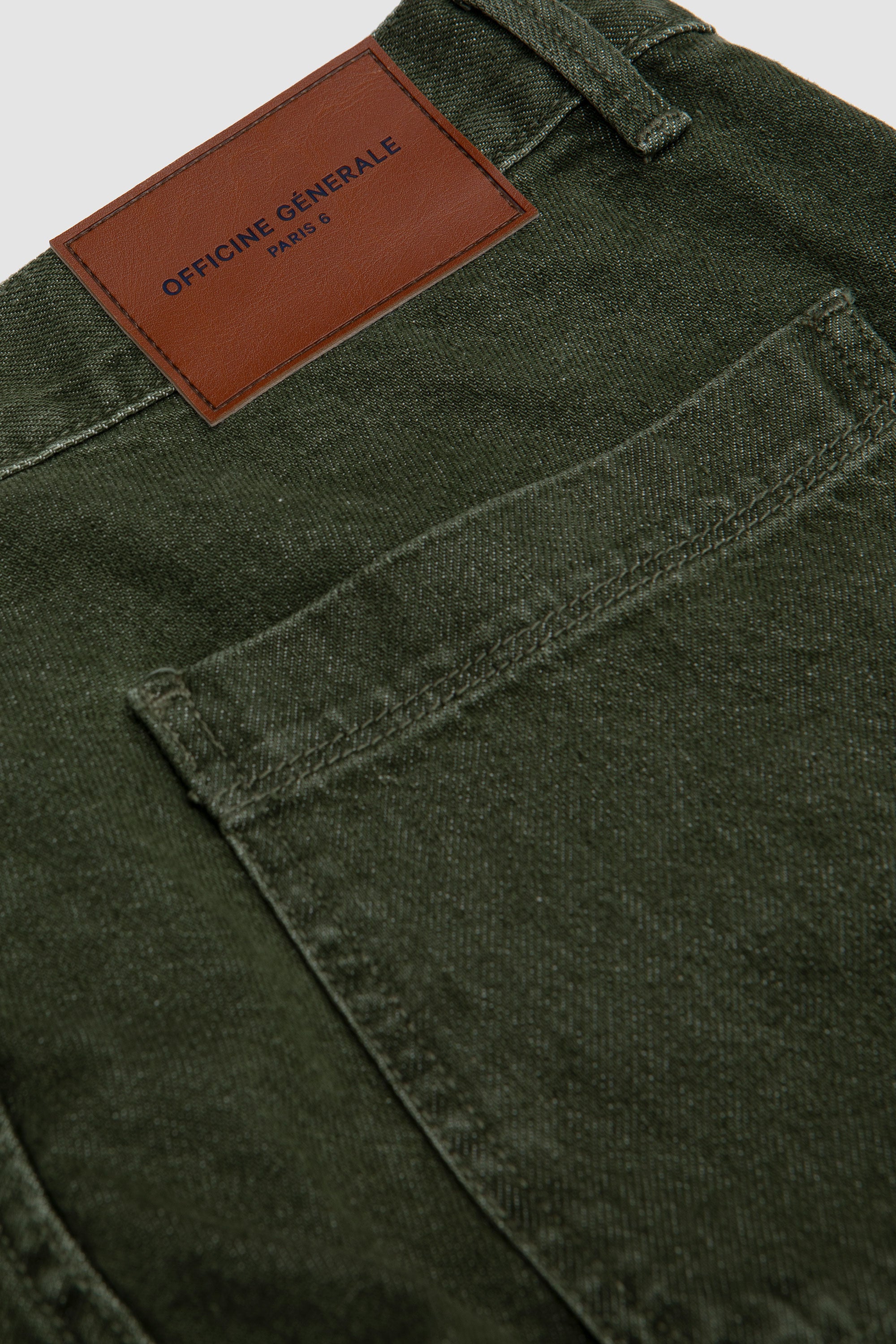 Nemir Piece Dye Rec. Cotton Jeans Olive Night
