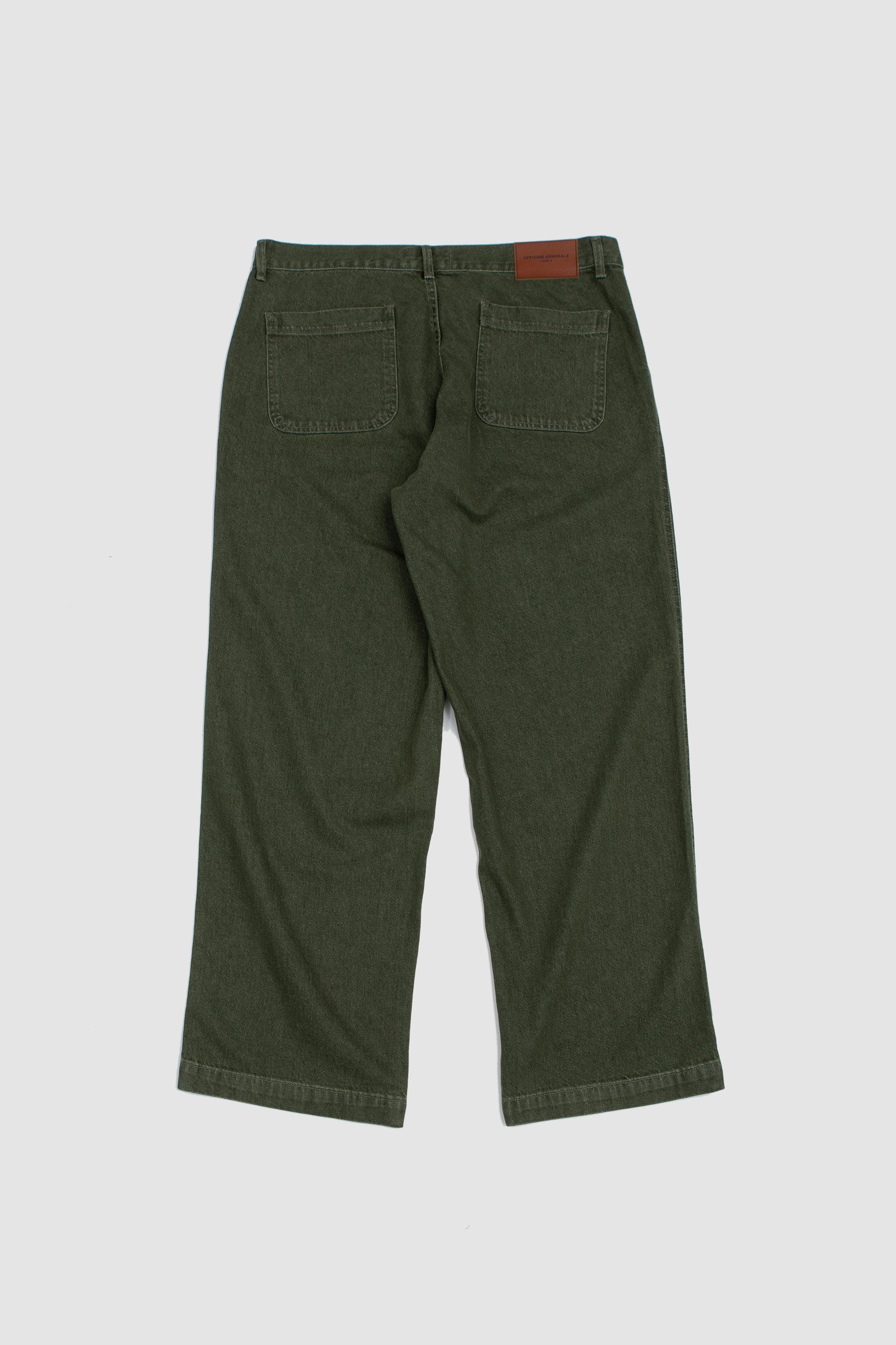 Nemir Piece Dye Rec. Cotton Jeans Olive Night_4