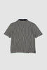 SPORTIVO STORE_Pele Textured Cotton Losange Polo Black/White_5