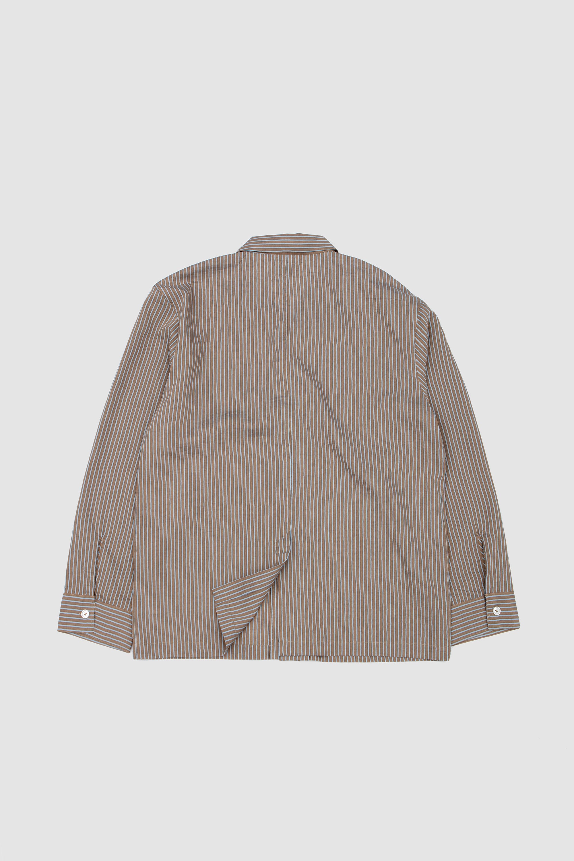Sheldon Wrinkle Stripe Jacket Ginger/ Dream Blue_4