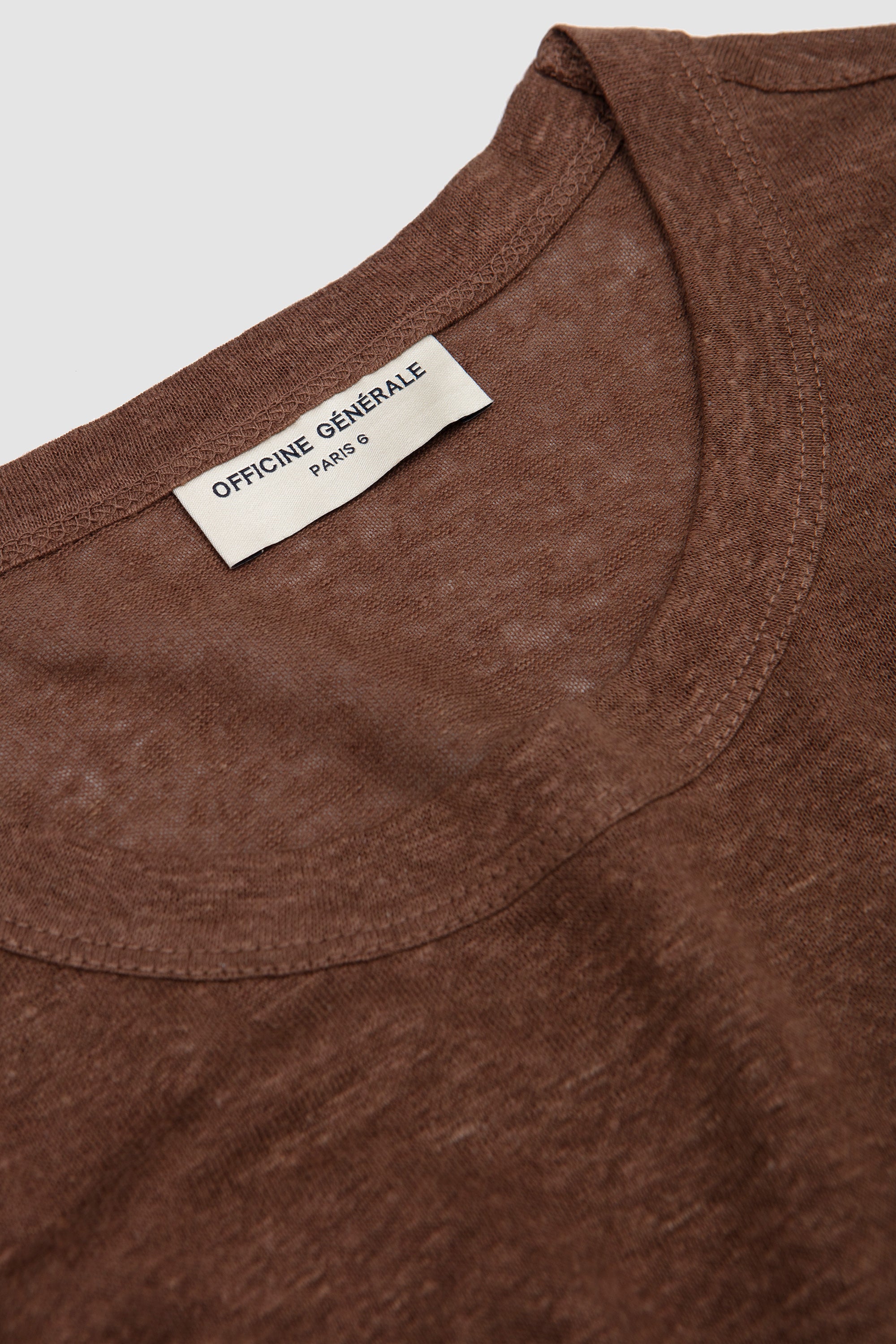 SS Tee Garment Dye Linen Coco_2