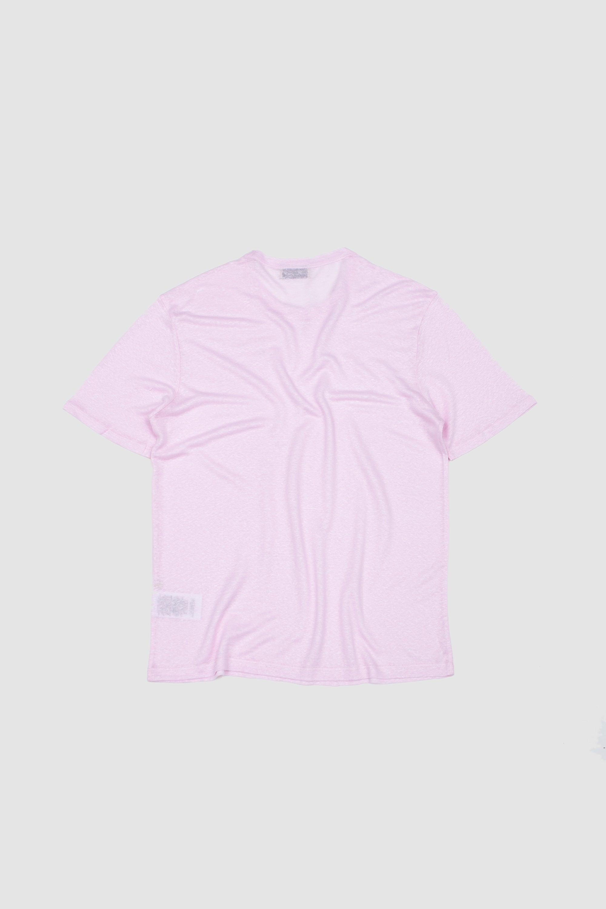 SS Tee Garment Dye Linen Pink Pastel_4