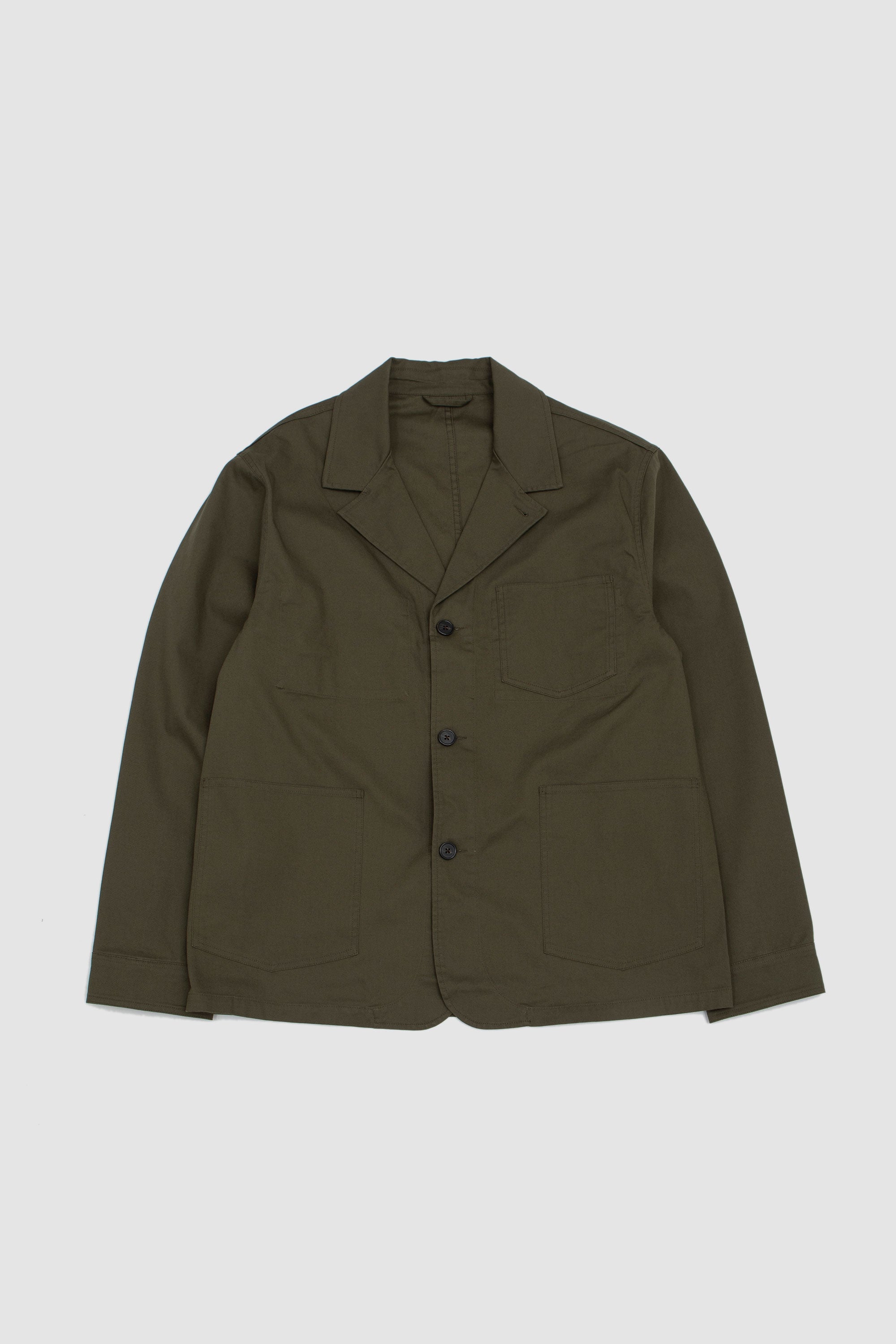 Sycamore Twill Cotton Jacket Olive Night