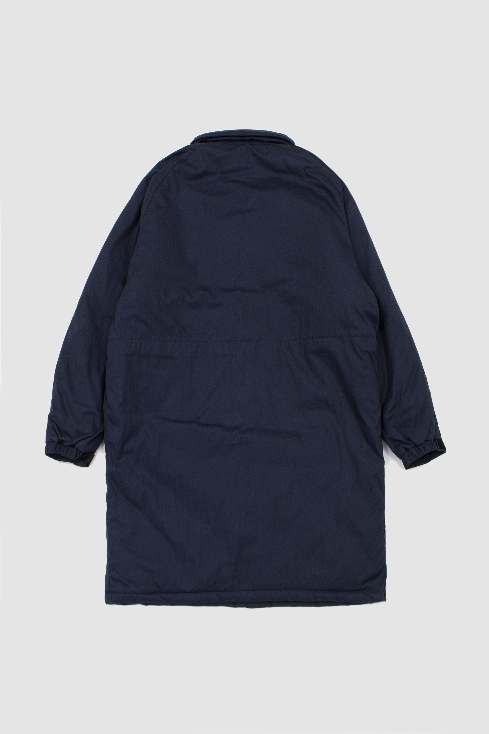 Cotton Nylon Padding Active Coat Navy_4