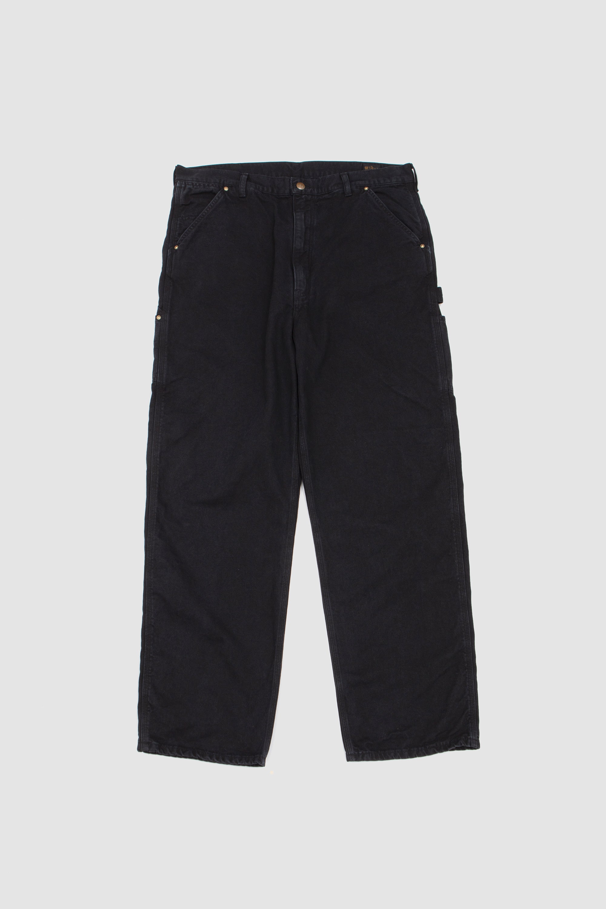 Dad's Fit Oxford Painter Pants Black