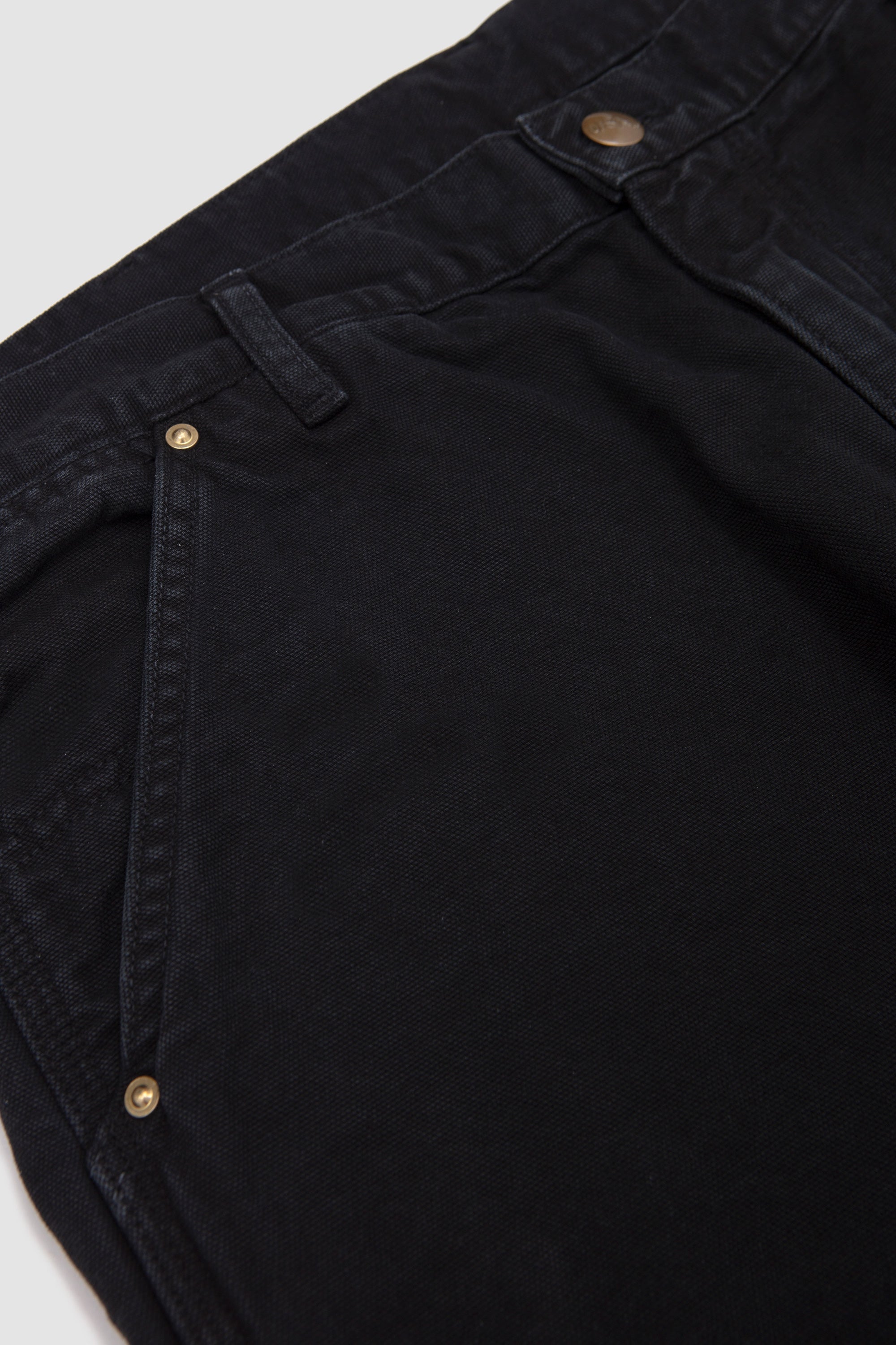 Dad's Fit Oxford Painter Pants Black