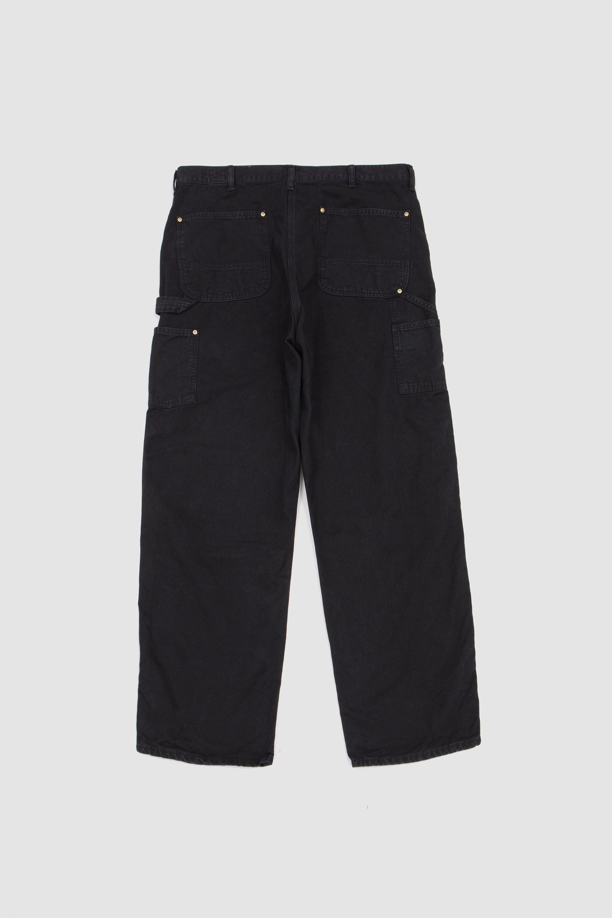 Dad's Fit Oxford Painter Pants Black_4