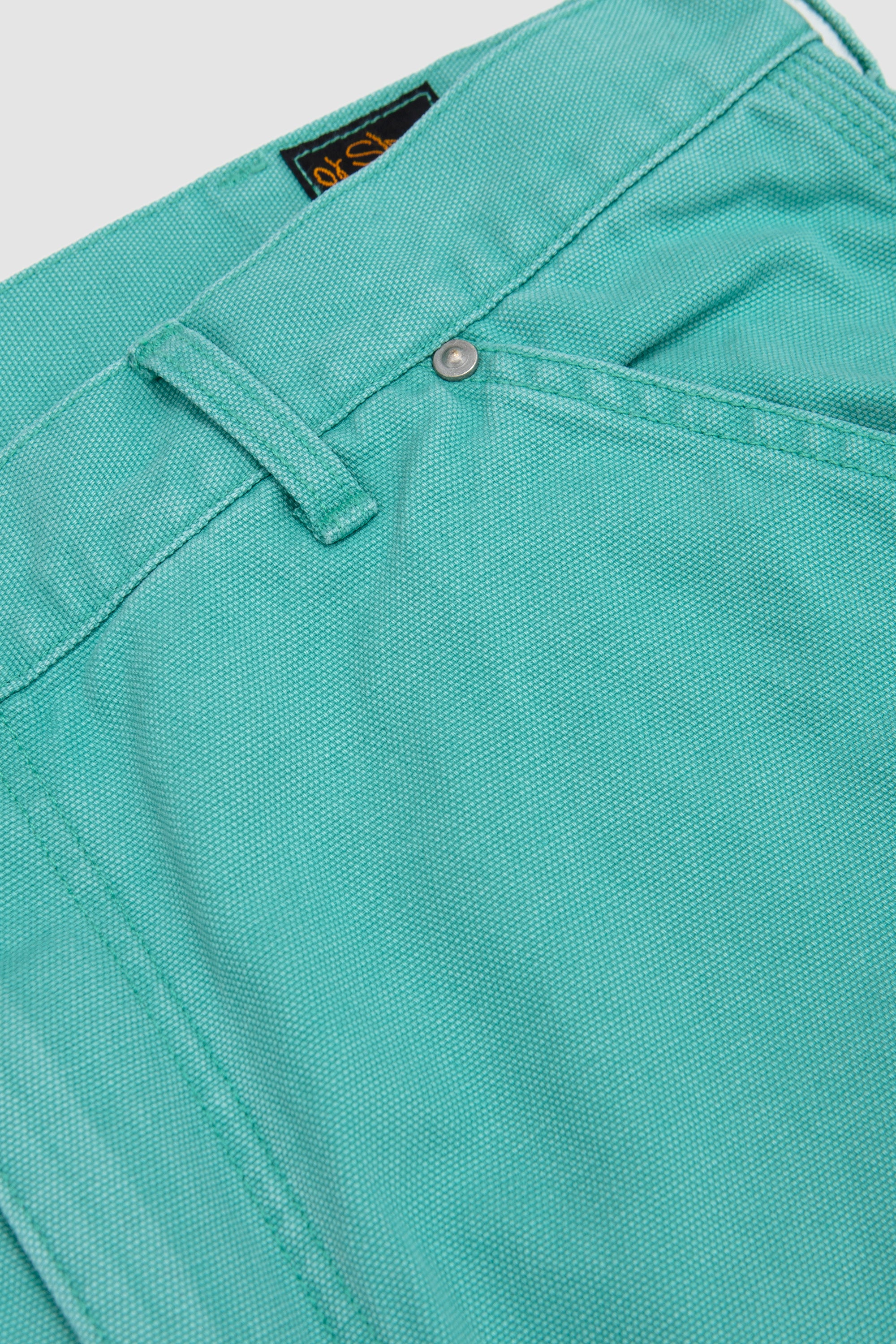 Dad's Fit Oxford Painter Pants Turquoise