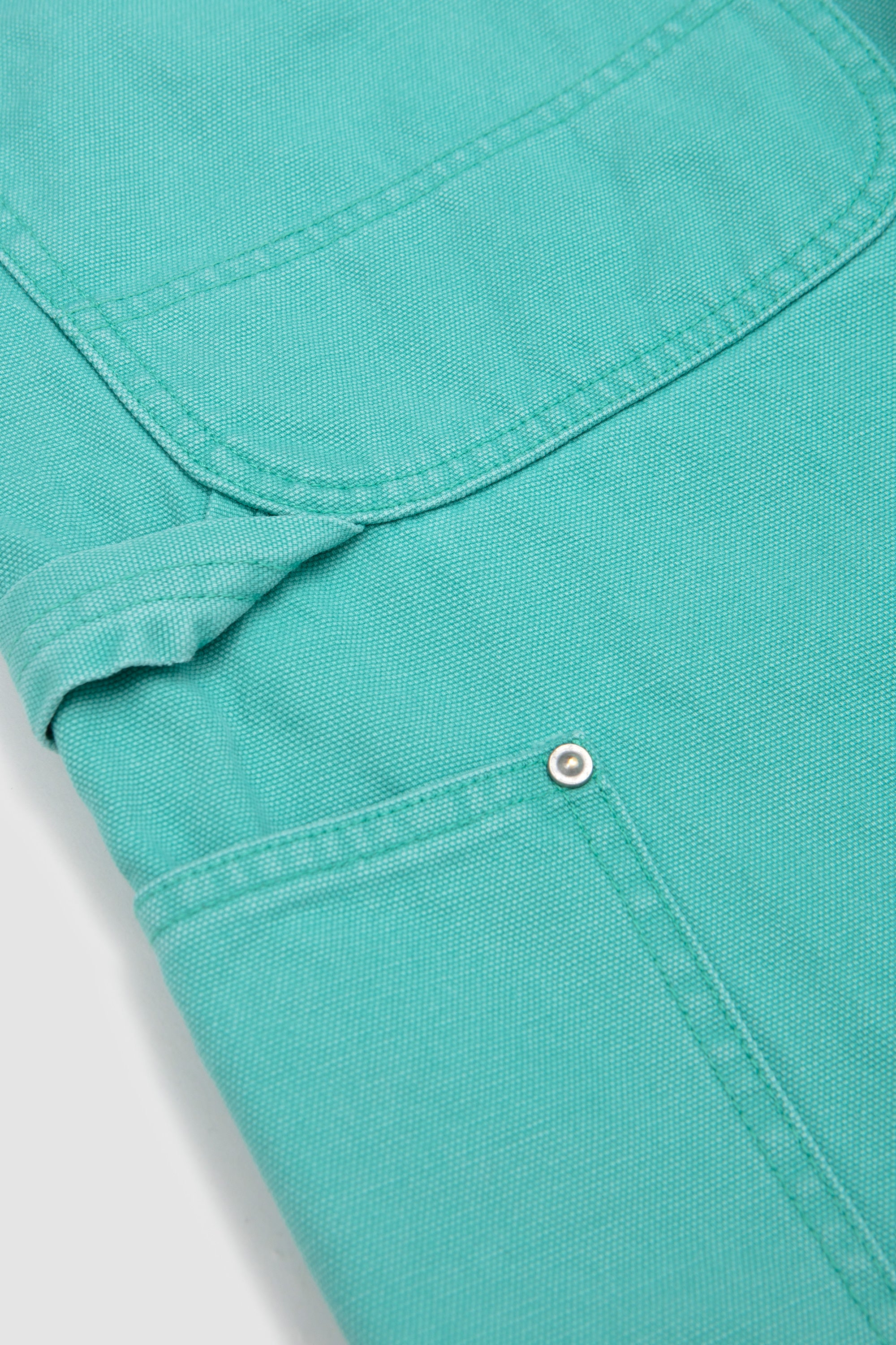 Dad's Fit Oxford Painter Pants Turquoise