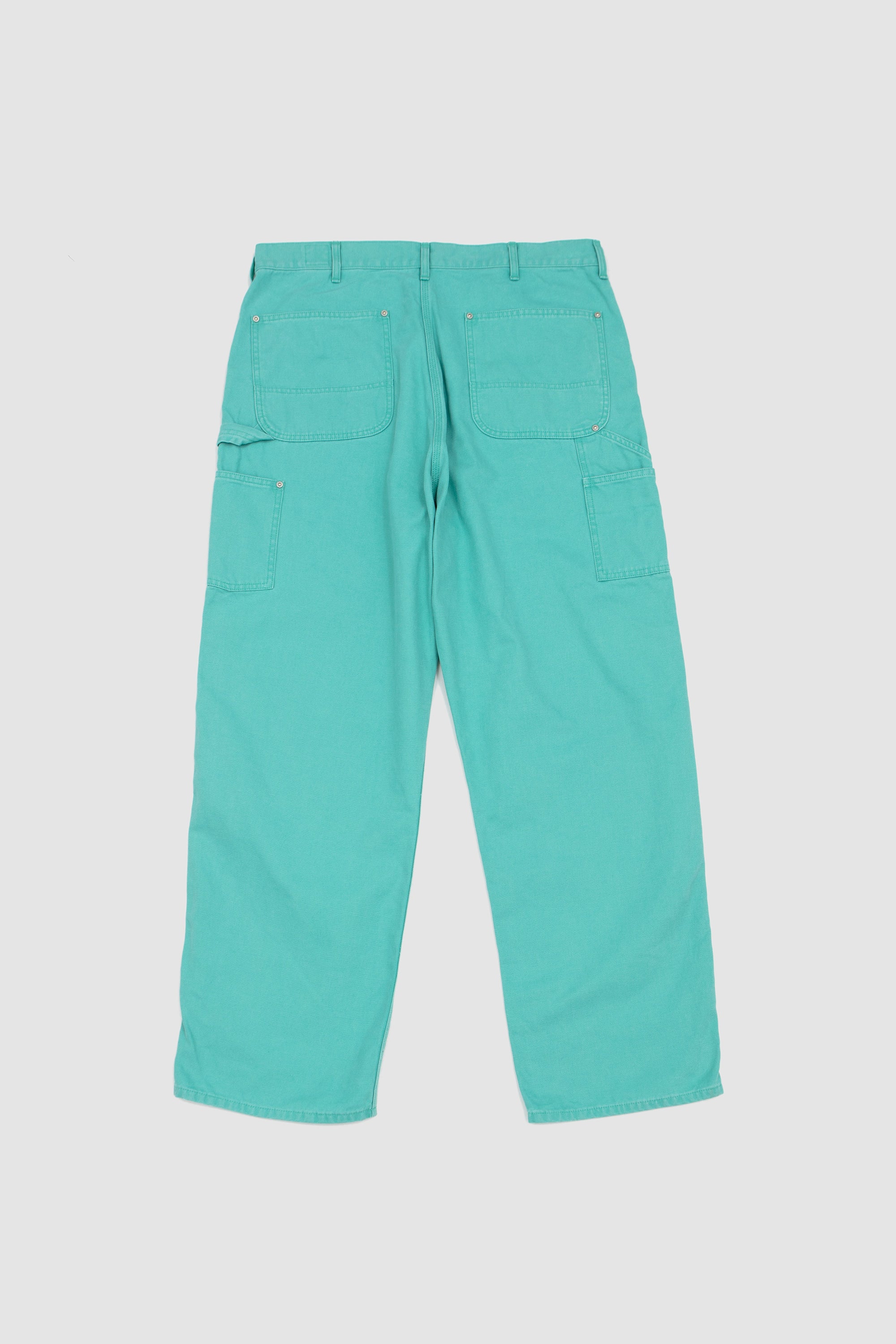 Dad's Fit Oxford Painter Pants Turquoise_4
