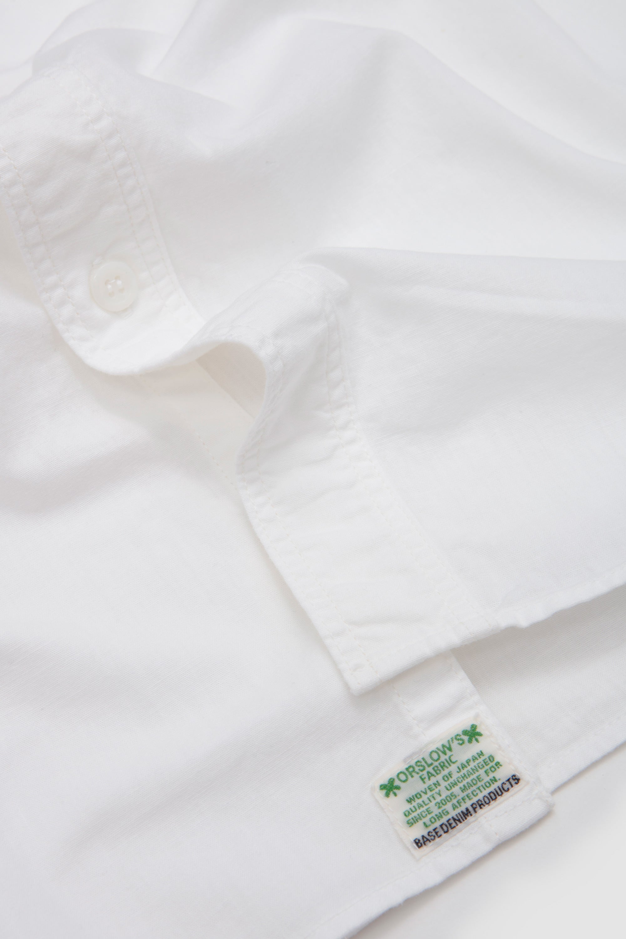 Short Sleeve Work Shirt White Chambray