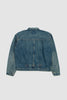 SPORTIVO STORE_Type1 40's Pleated Front Blouse Denim Used Wash_6