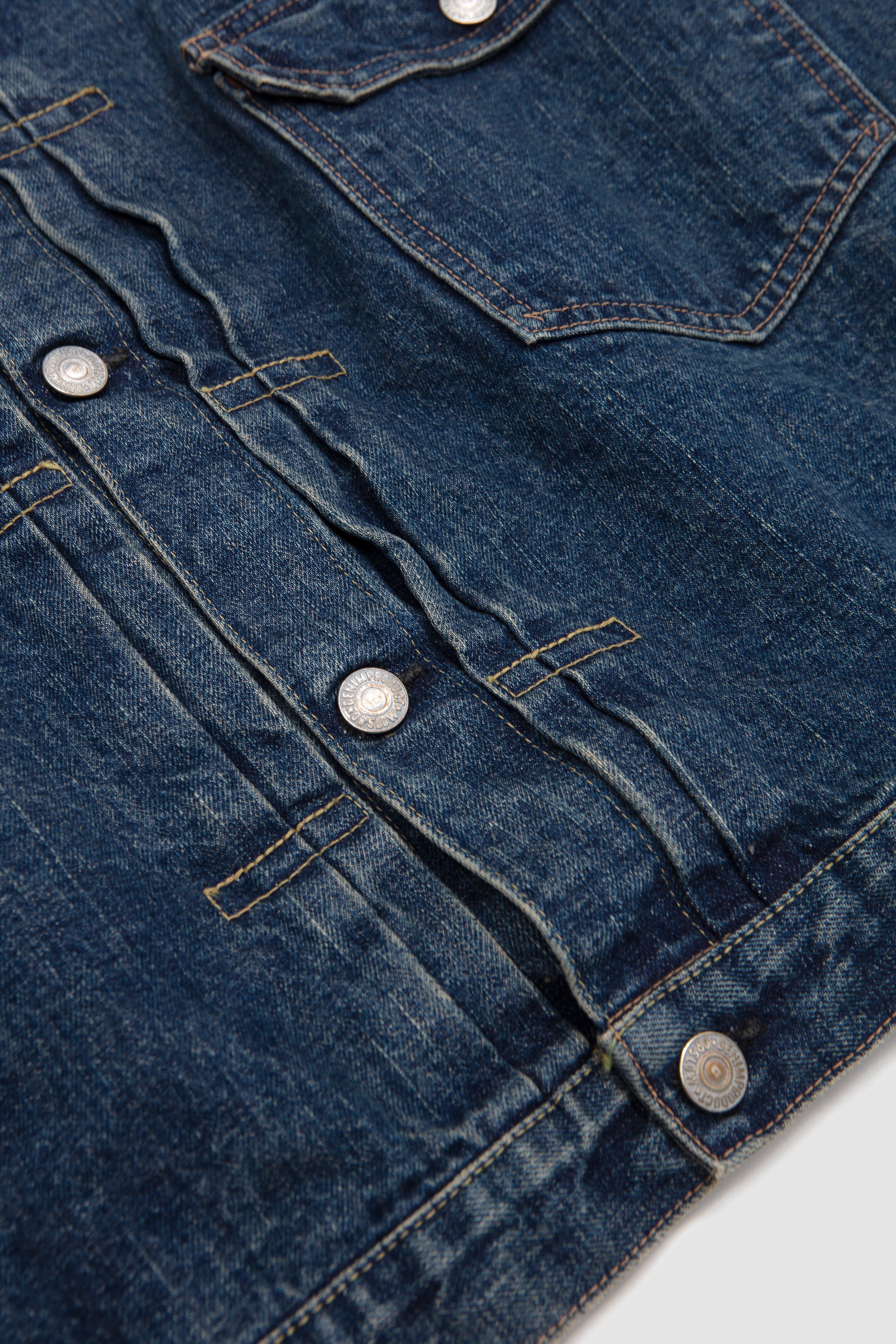 Type1 40's Pleated Front Blouse Used Wash 2 Year Wash