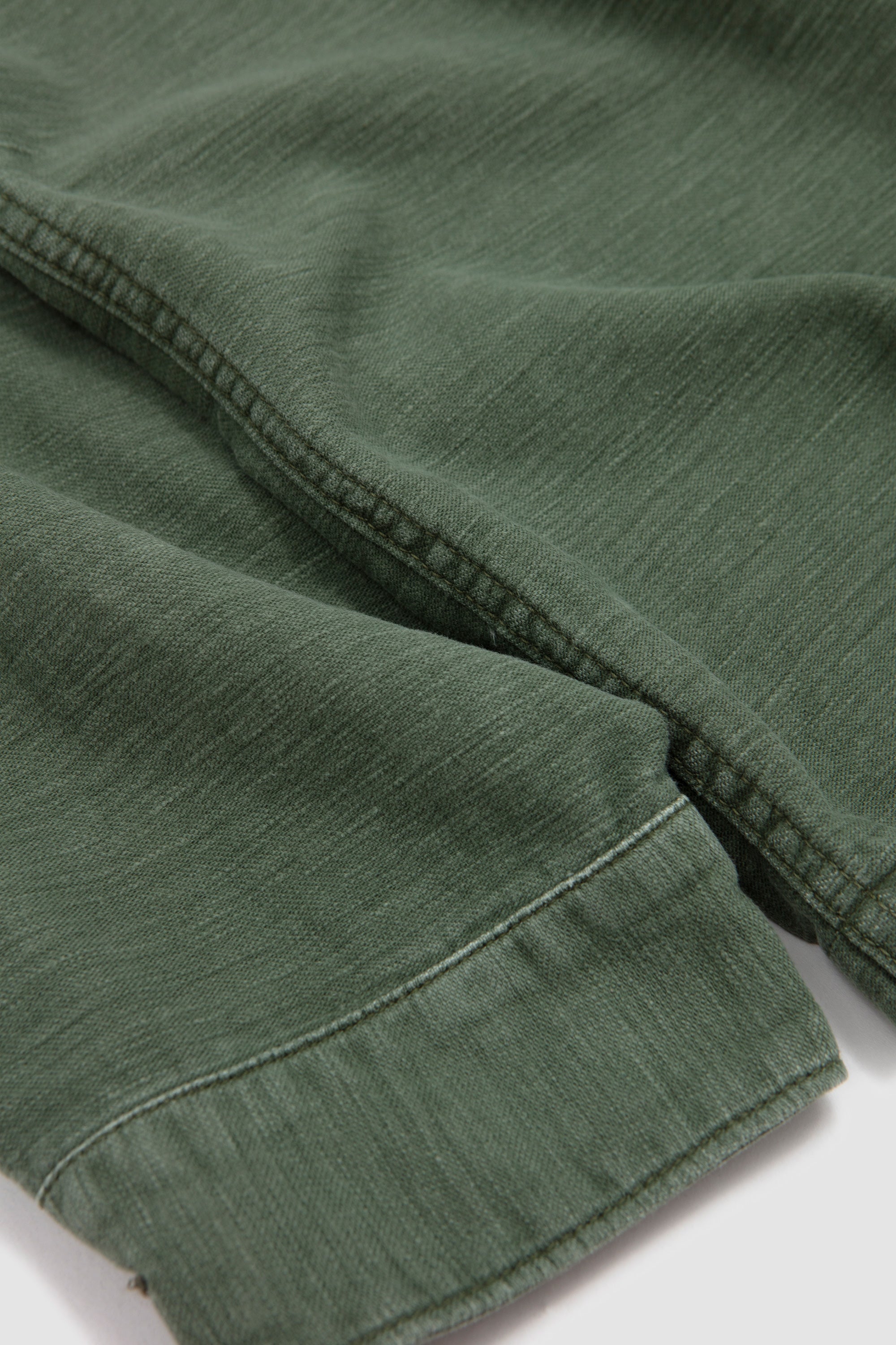 U.S. Army Fatigue Shirt Used Wash Green_3