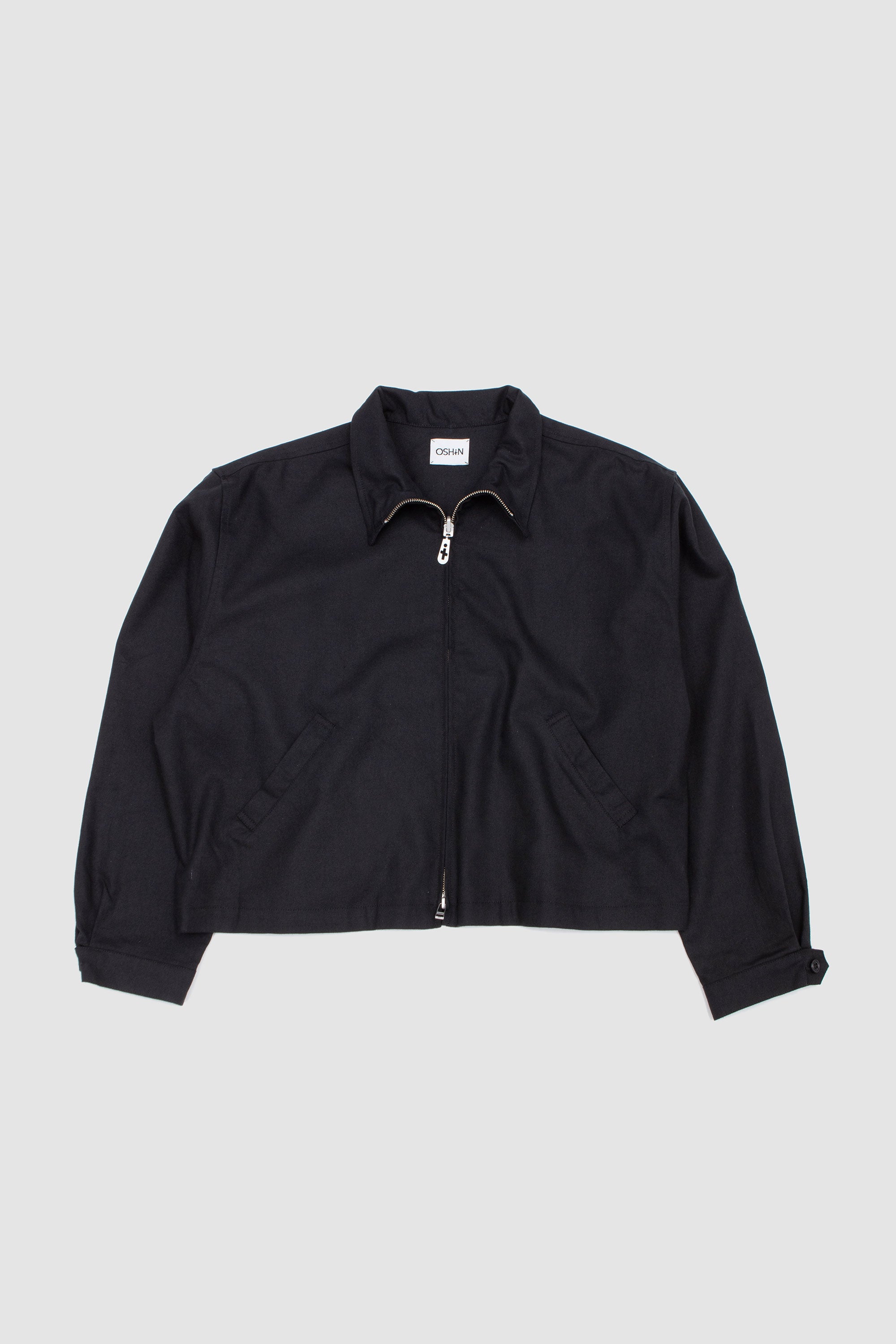 The Lean Zip Jacket Black_1
