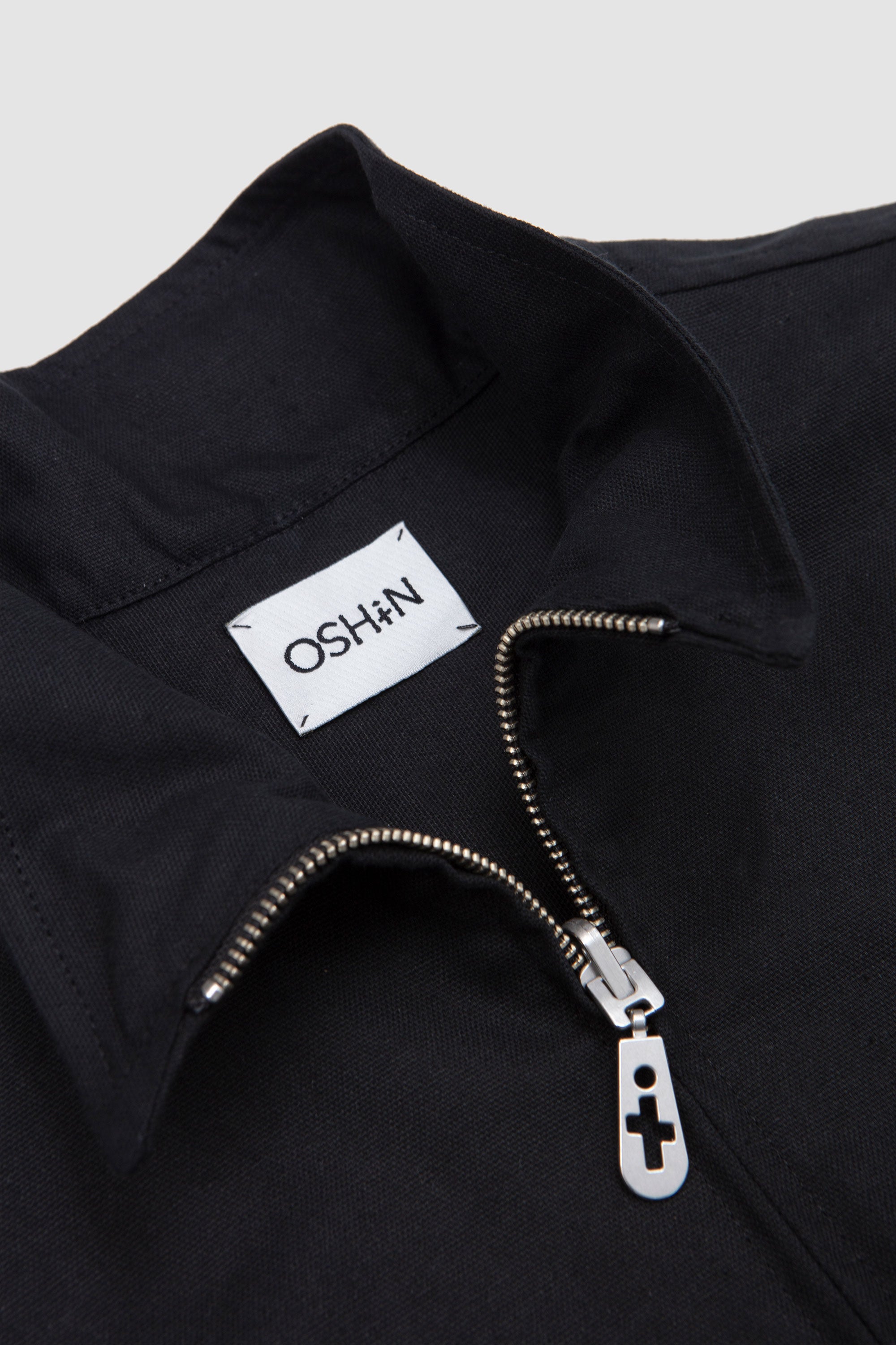 The Lean Zip Jacket Black