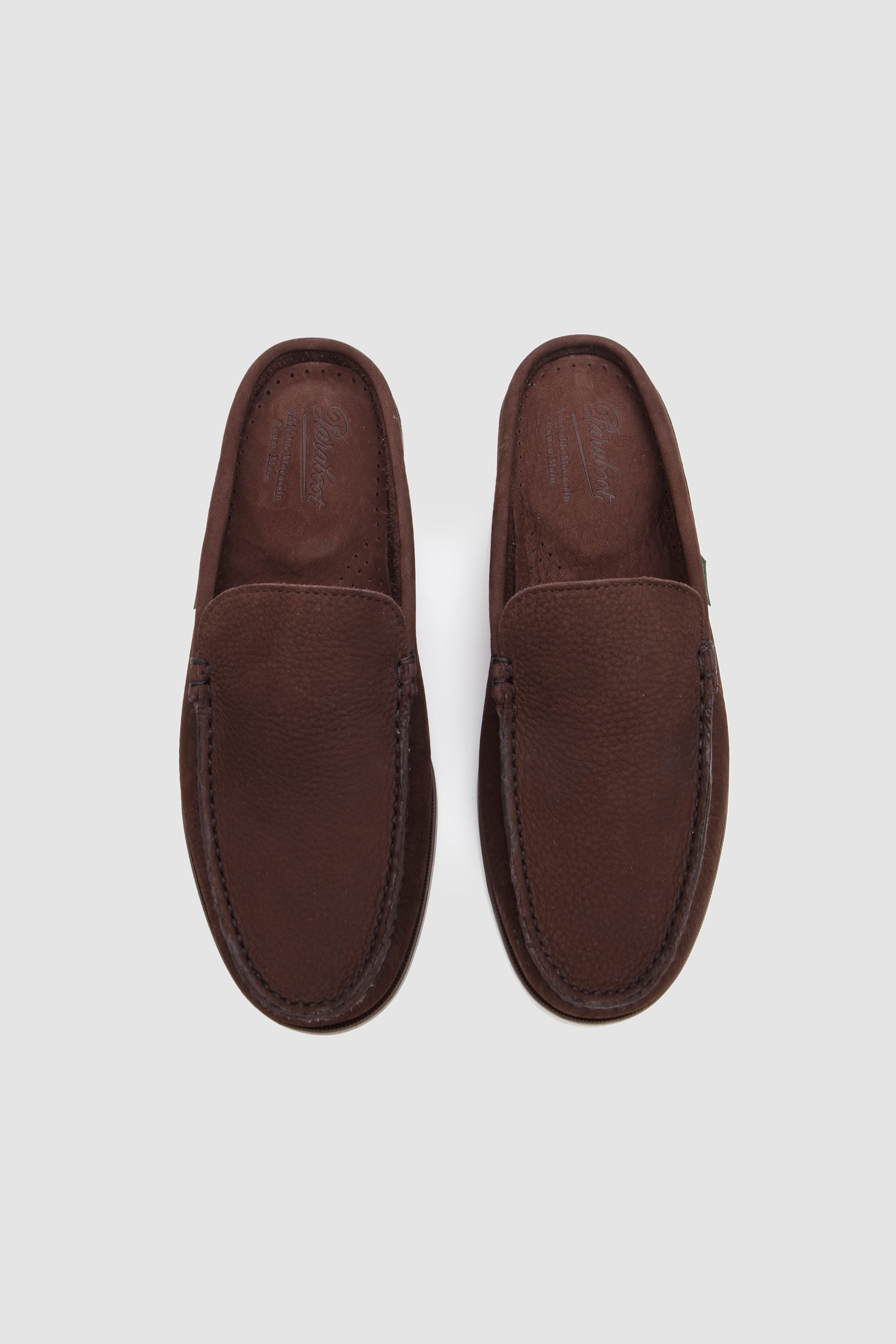 Bahamas/Marine Marron-Taurillon Nub Chocolat