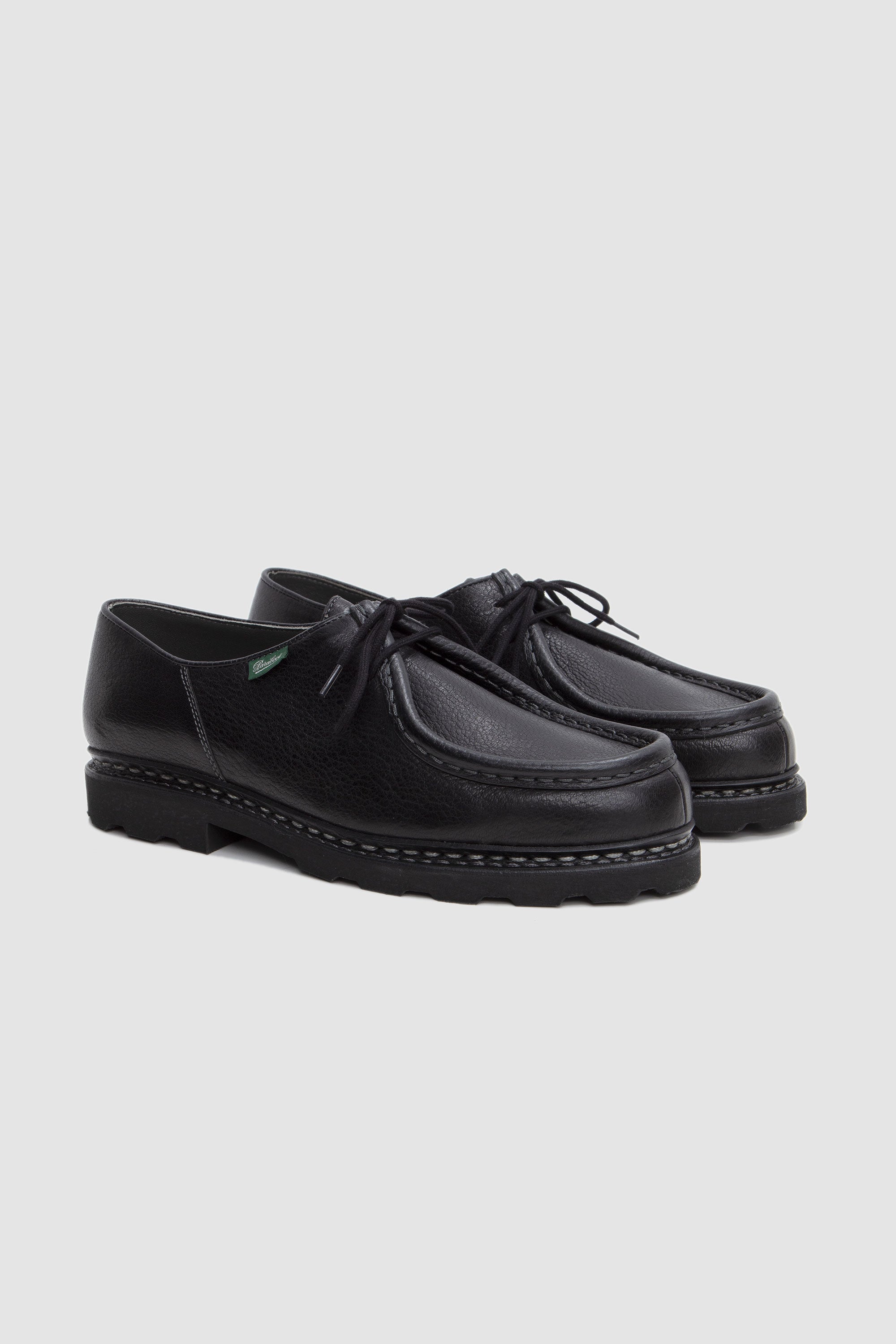 靴 Paraboot MICHAEL/MARCHE NOIRE CERF MICHAEL/MARCHE NOIRE-CERF NOIR | Paraboot