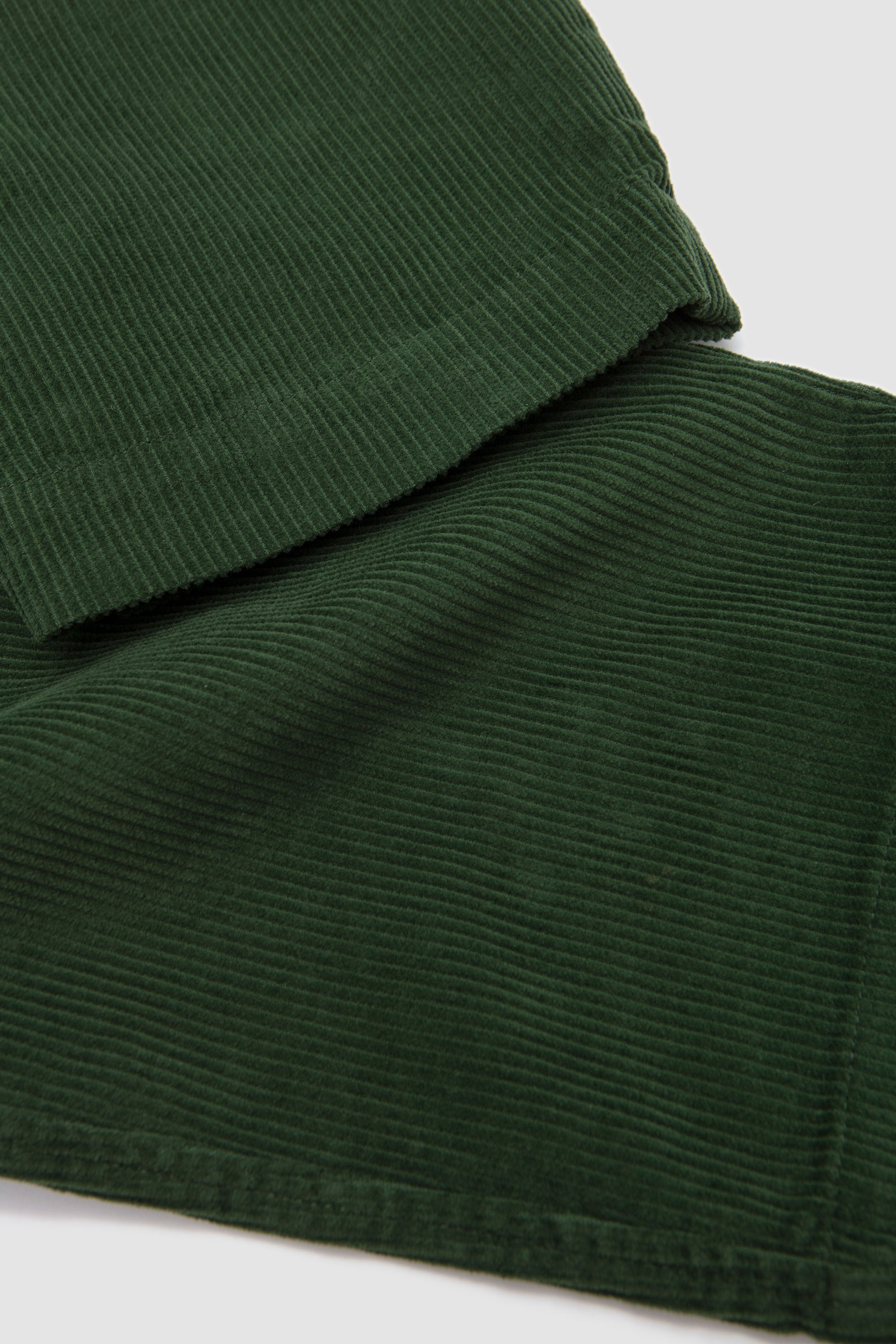 Pleated Track Pant Cord Green_3