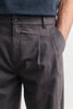 SPORTIVO STORE_Pleated Wide Trousers Chestnut Flannel_3