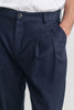 SPORTIVO STORE_Pleated Wide Trousers Navy Flannel_3
