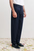 SPORTIVO STORE_Pleated Wide Trousers Navy Flannel_5