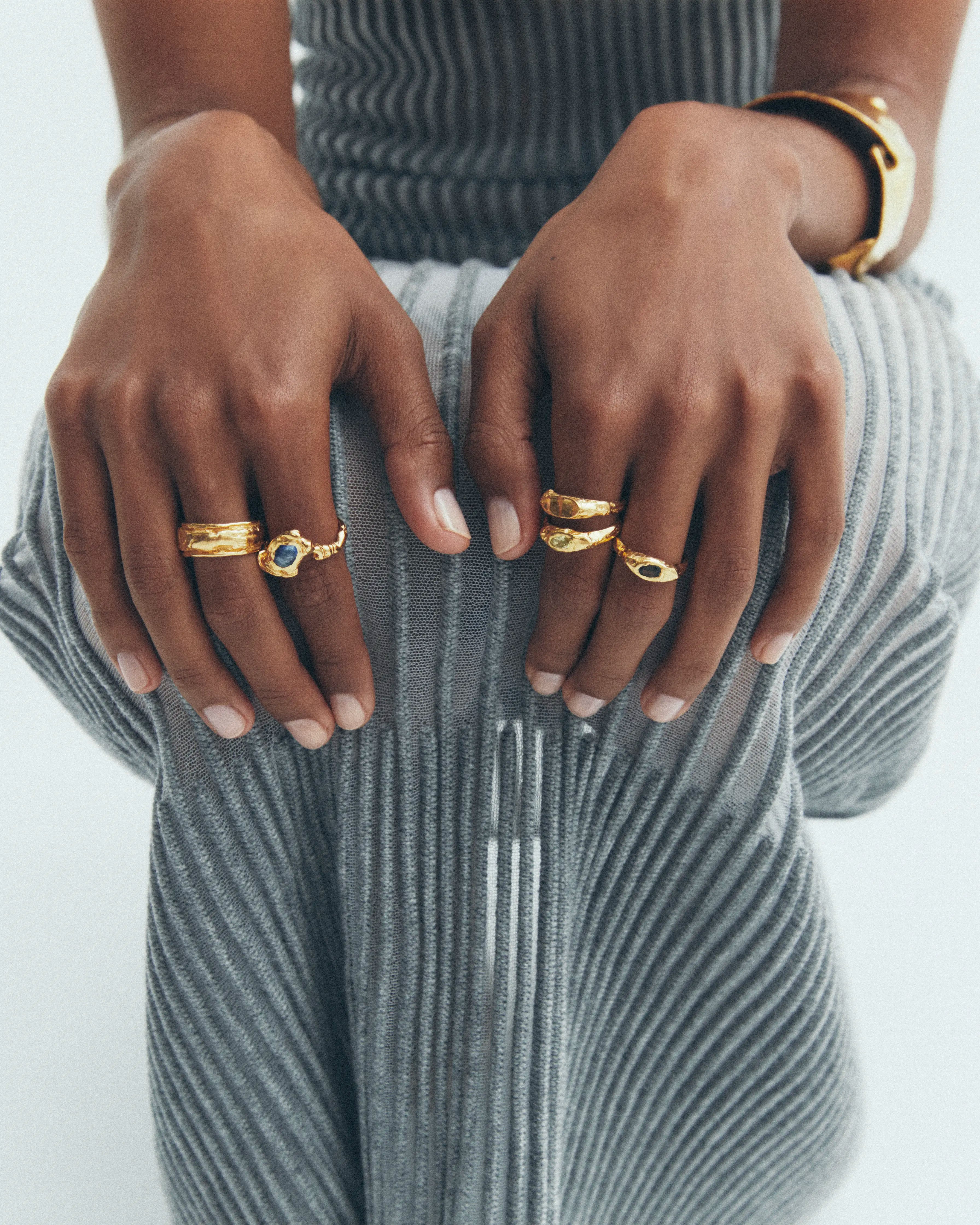 Polo Brown Ring Gold/ Brown_3