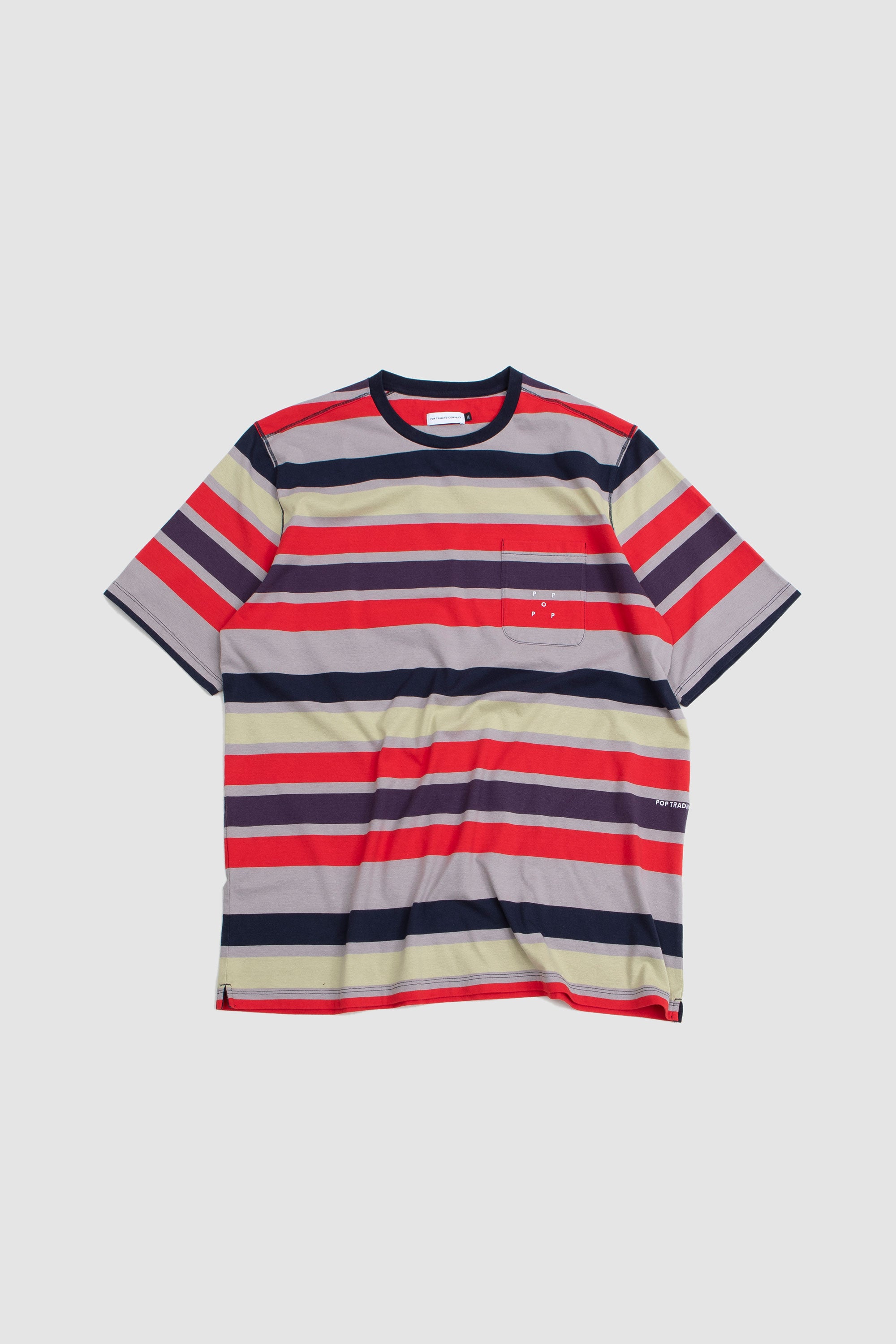 Striped Pocket T-Shirt Multicolour_1